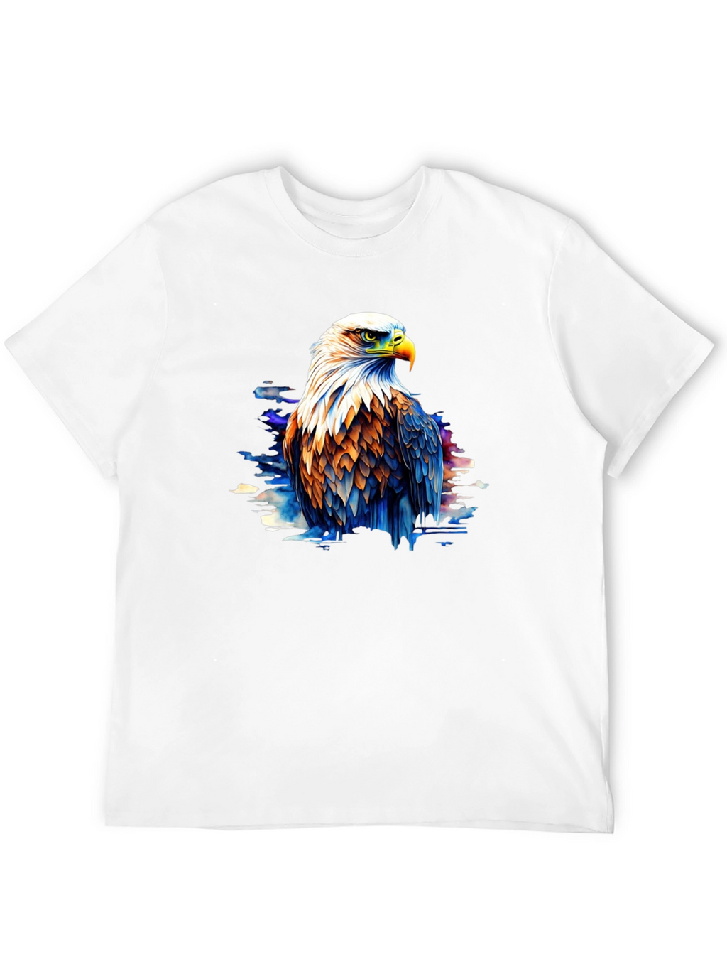 Eagle Graphic Black T-Shirt for Men