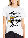 Happiness is Being a Mom & Nana T-Shirt