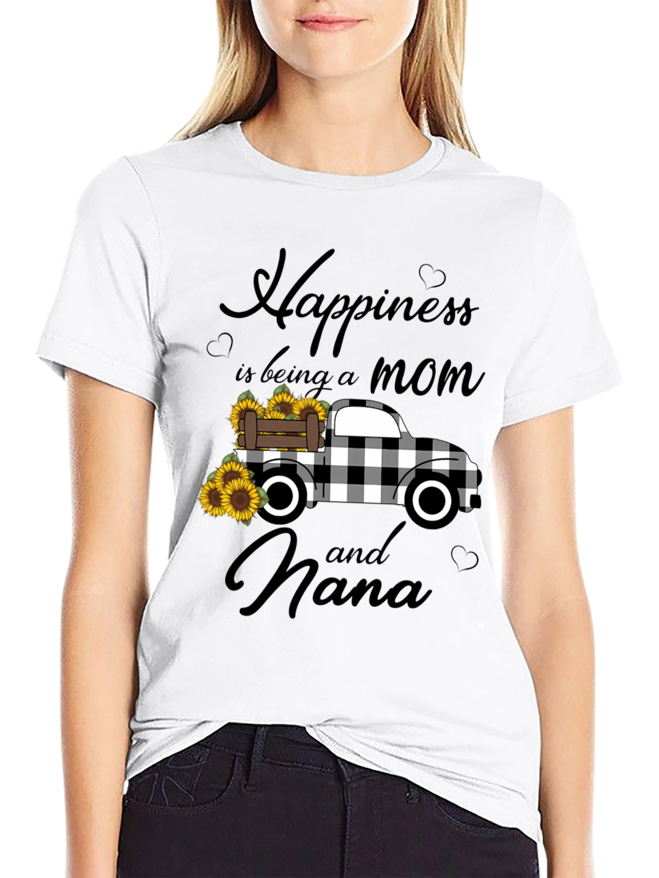 Happiness is Being a Mom & Nana T-Shirt