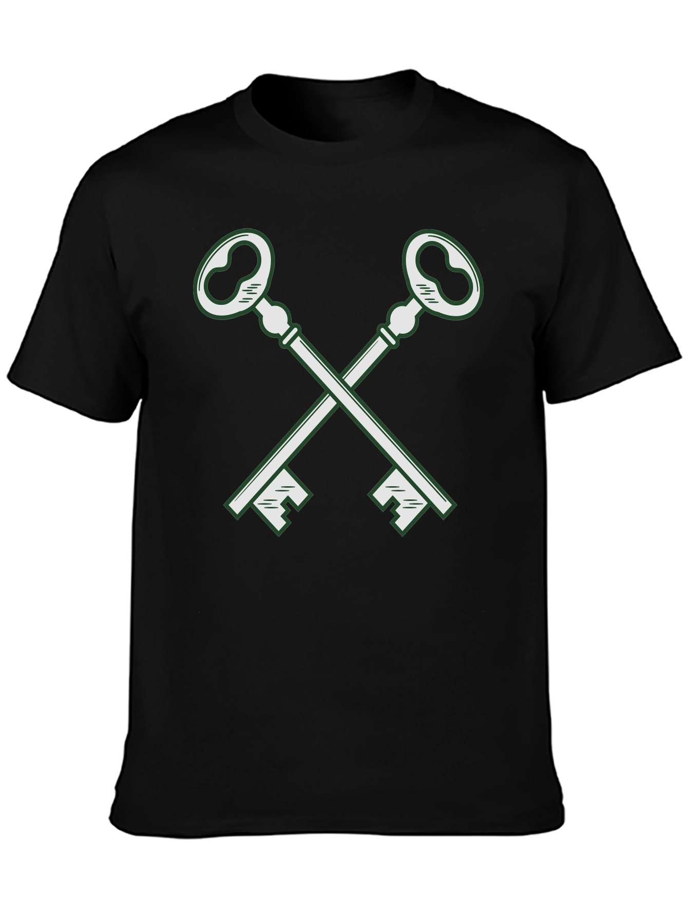 Crossed Keys Graphic Tee - Classic Cool