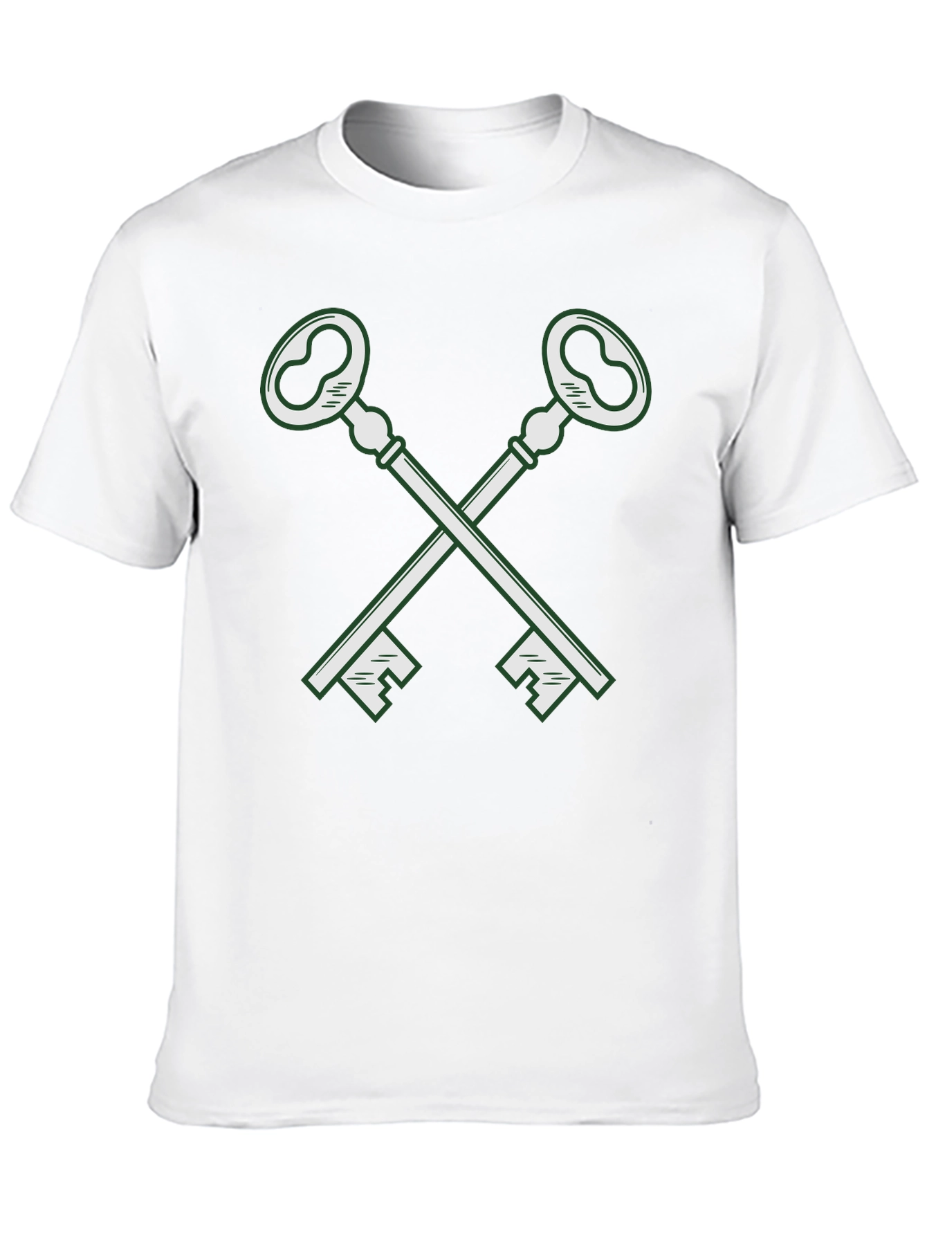 Crossed Keys Graphic Tee - Classic Cool