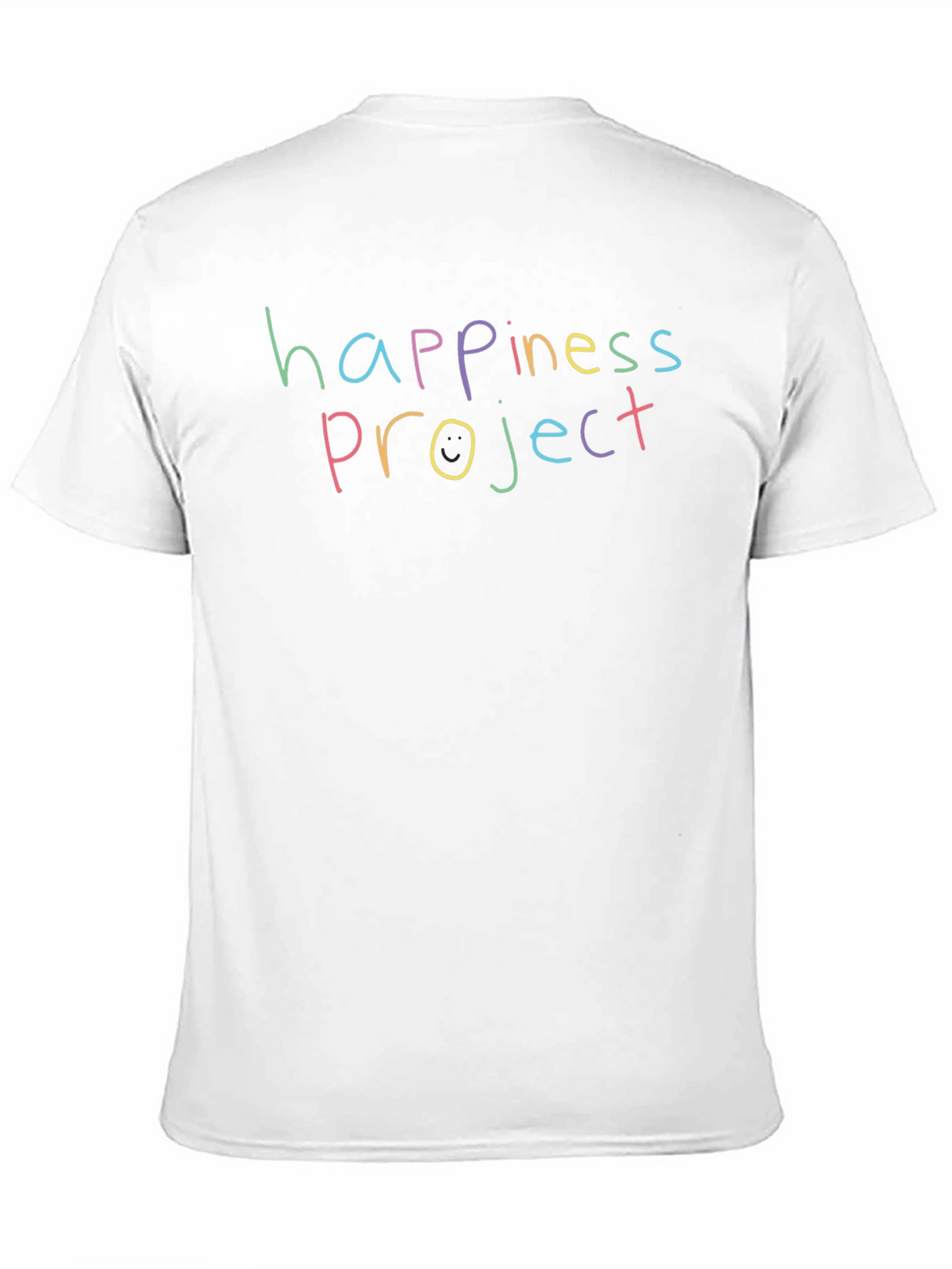 Happiness Project Graphic Tee - Black Cotton Shirt