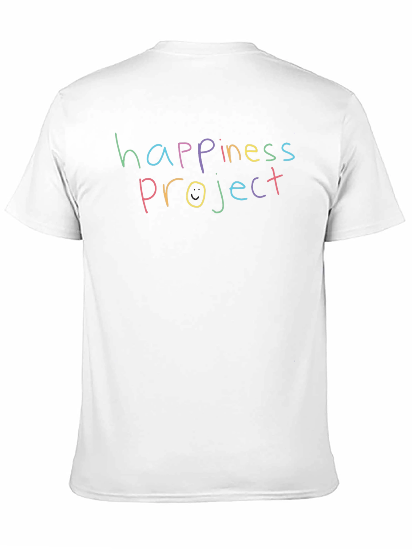 Happiness Project Graphic Tee - Black Cotton Shirt