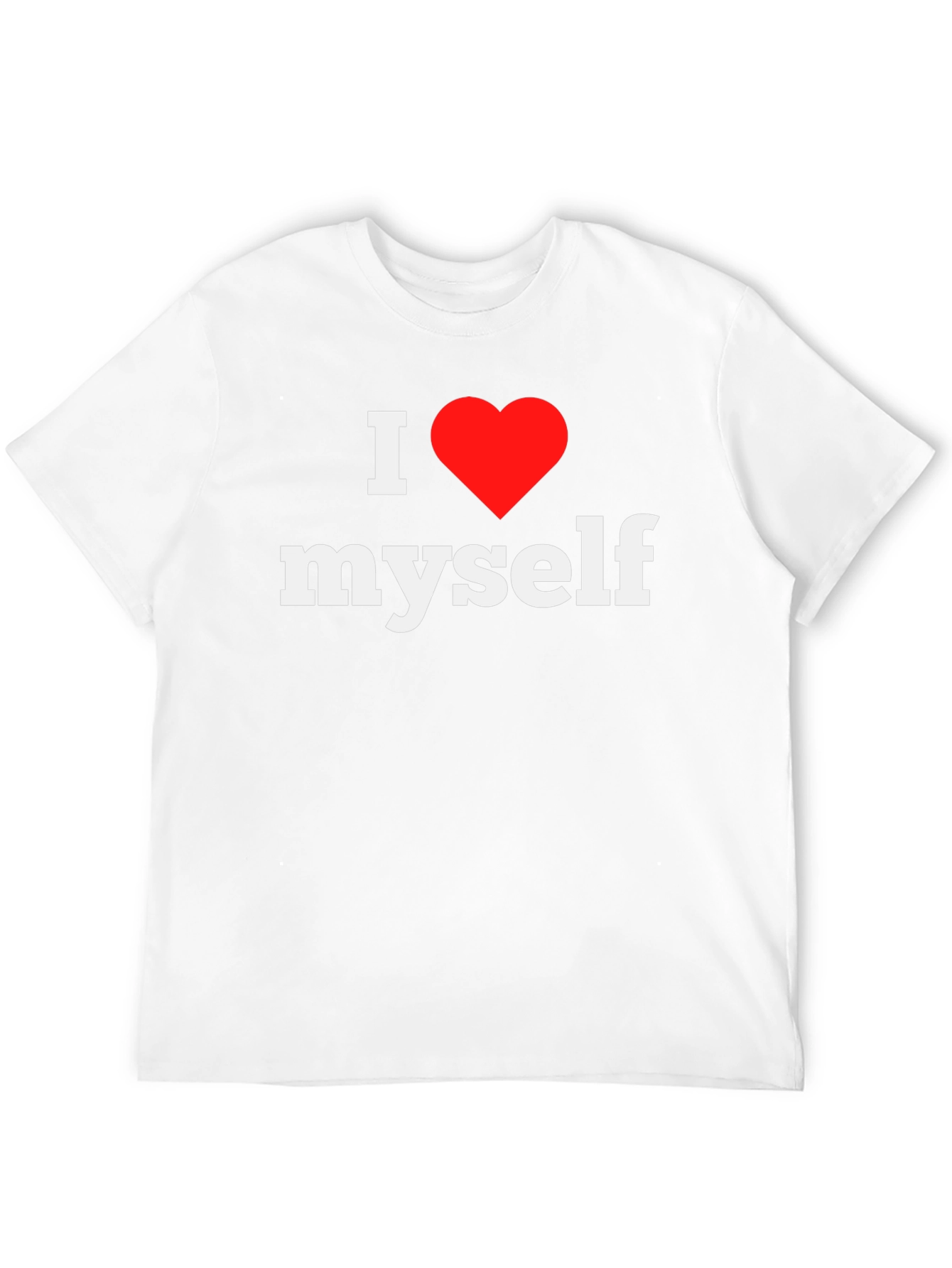 I Love Myself Tee - Black Graphic T-Shirt