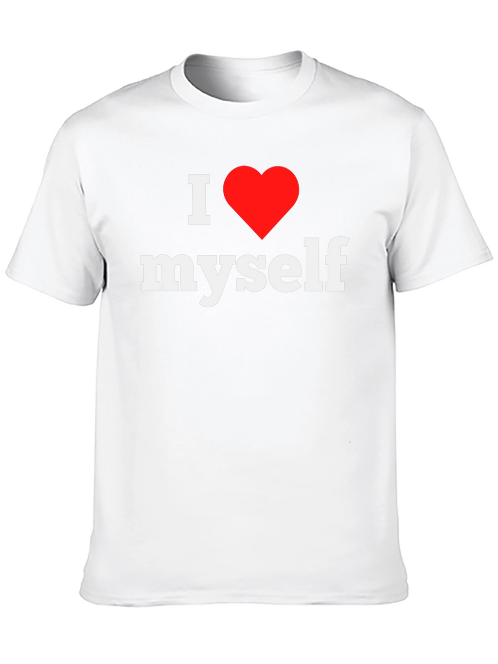 I Love Myself Tee - Black Graphic T-Shirt