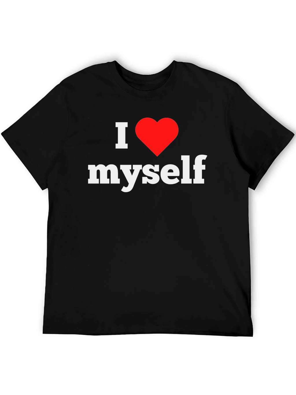 I Love Myself Tee - Black Graphic T-Shirt