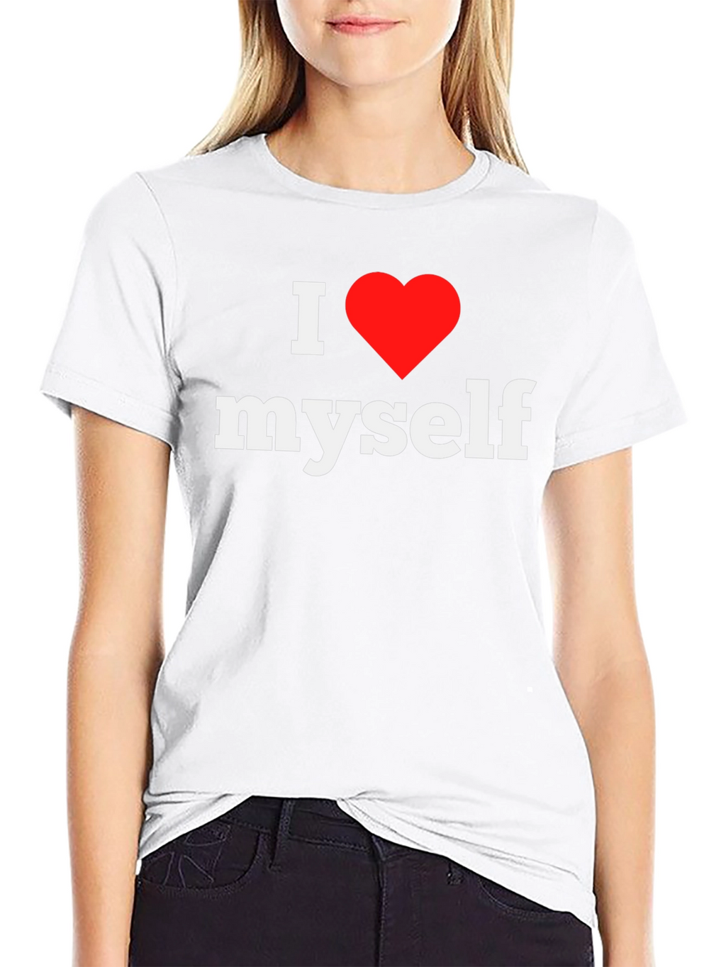 I Love Myself Tee - Black Graphic T-Shirt
