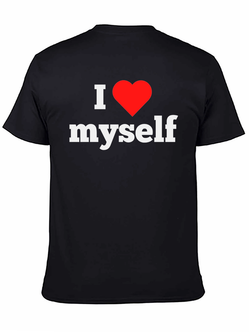 I Love Myself Tee - Black Graphic T-Shirt