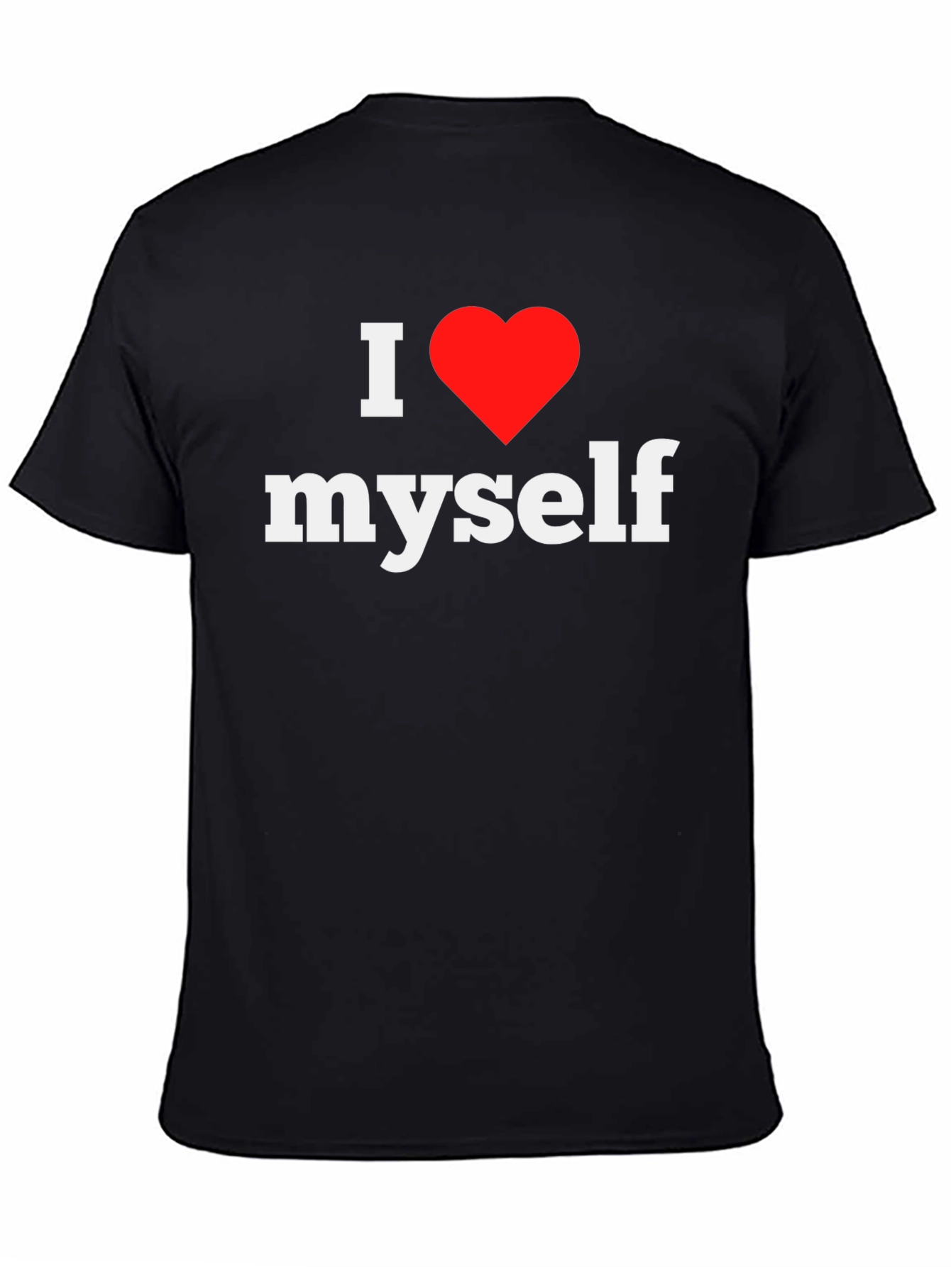 I Love Myself Tee - Black Graphic T-Shirt