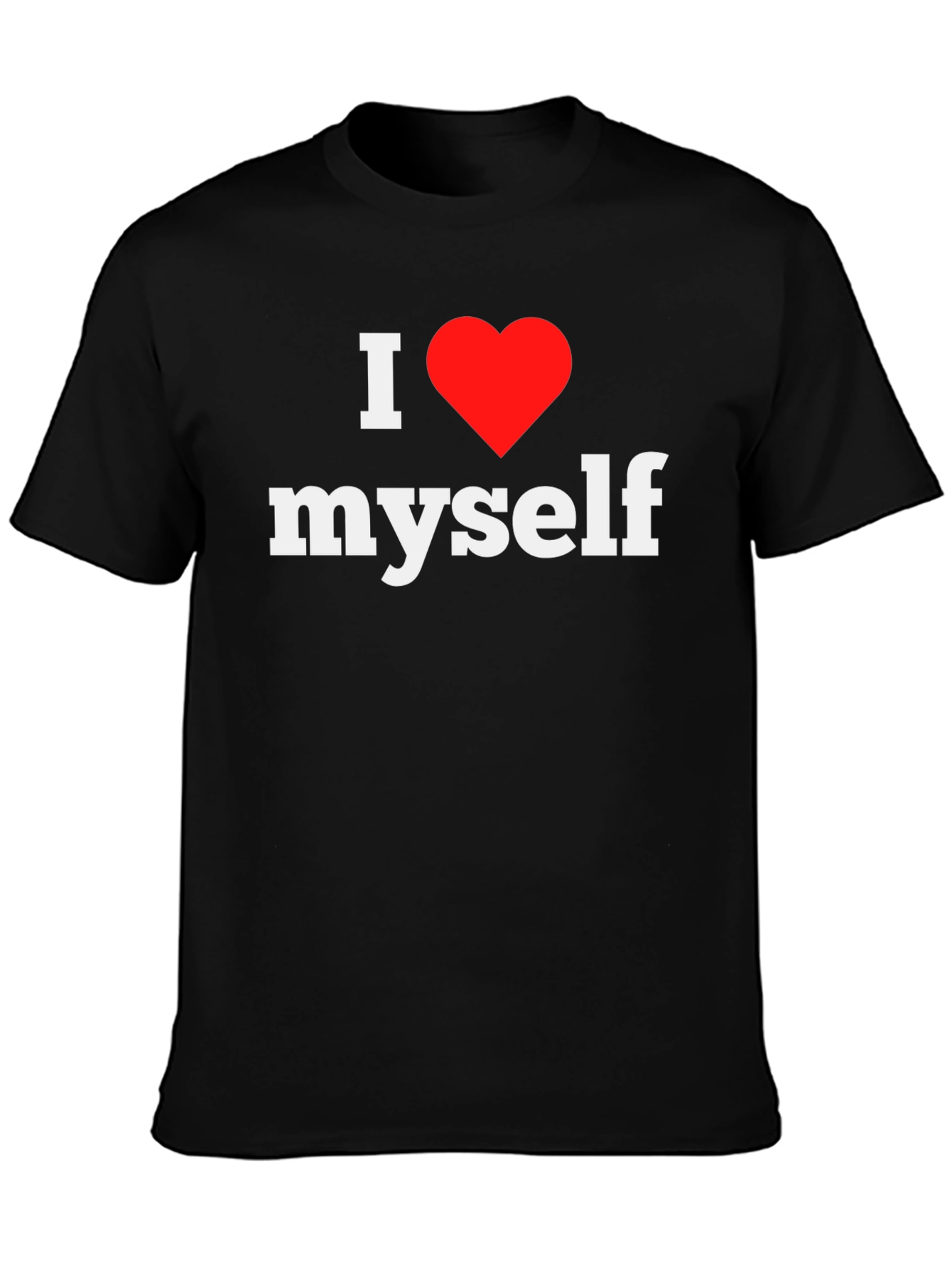 I Love Myself Tee - Black Graphic T-Shirt