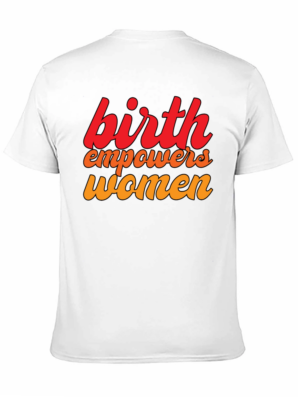 Birth Empowers Women Graphic Tee - Black