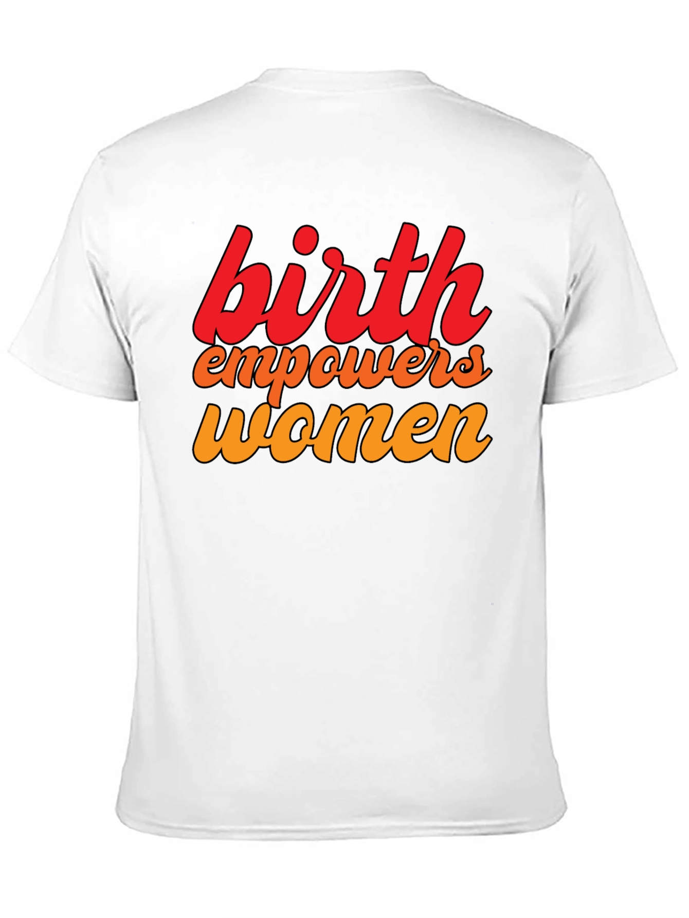 Birth Empowers Women Graphic Tee - Black