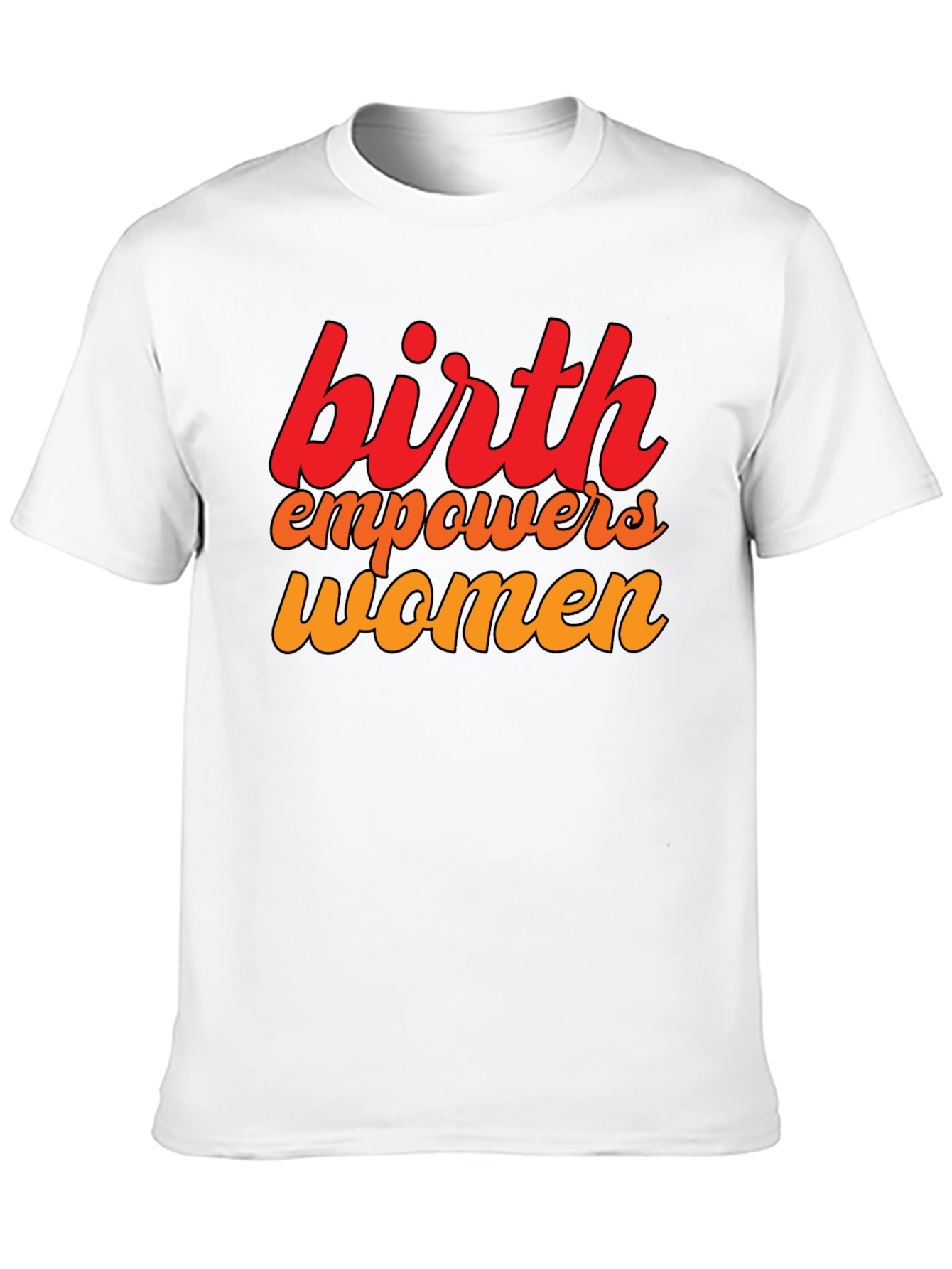Birth Empowers Women Graphic Tee - Black