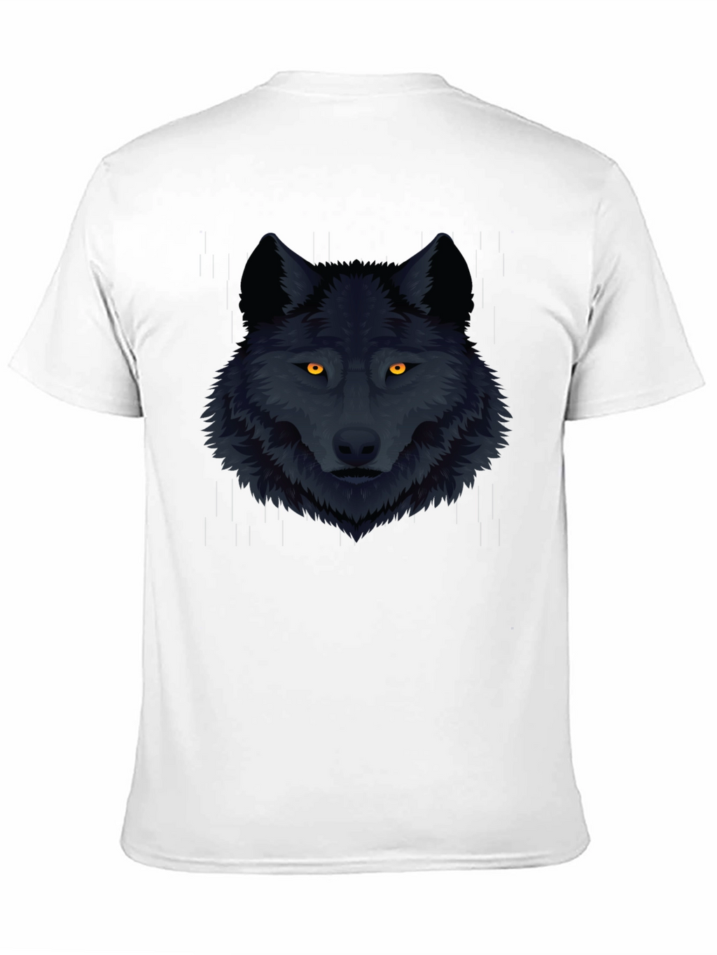 Black Wolf Graphic Tee - Mens Fashion T-Shirt