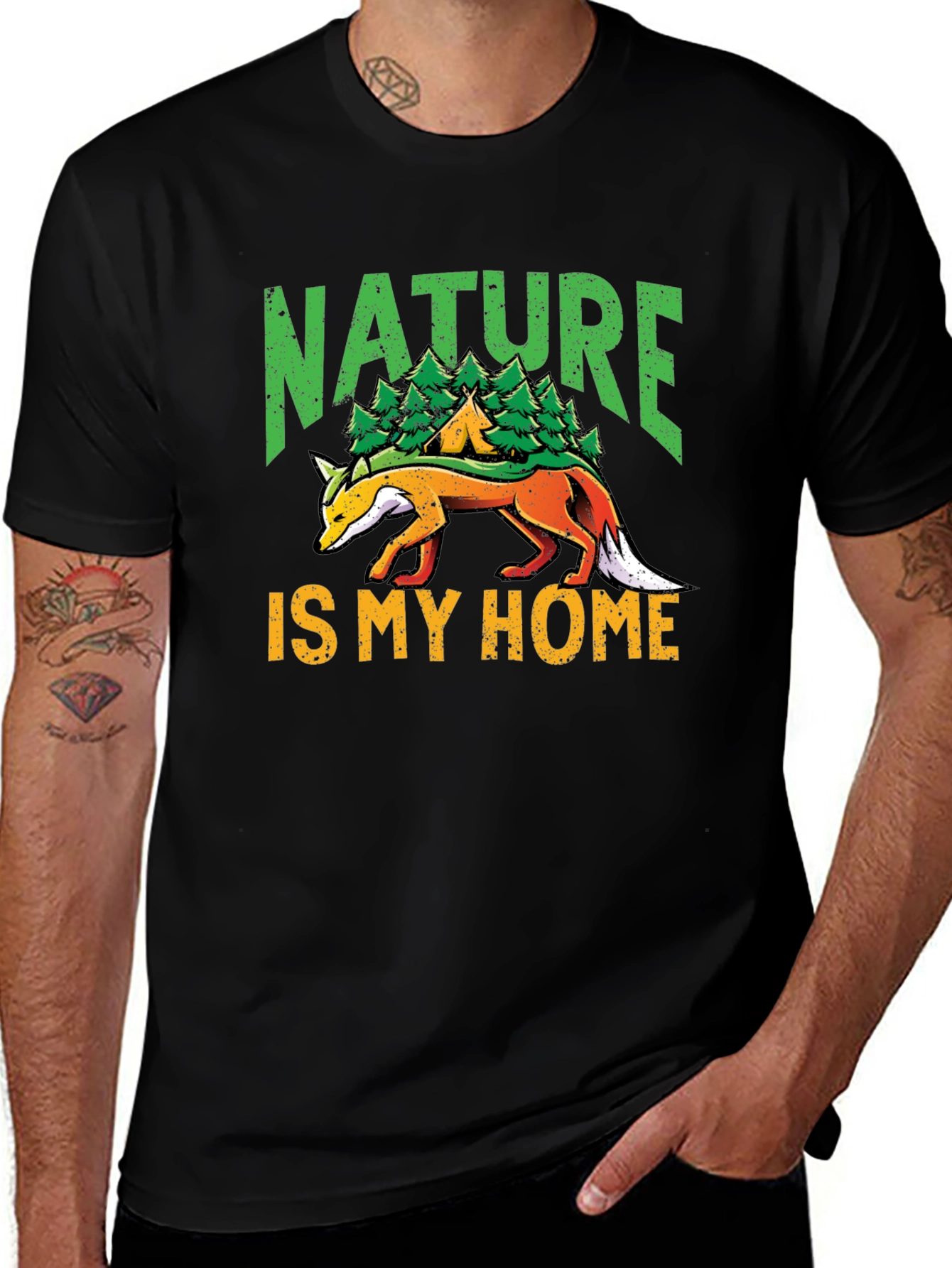 Nature Is My Home Fox T-Shirt