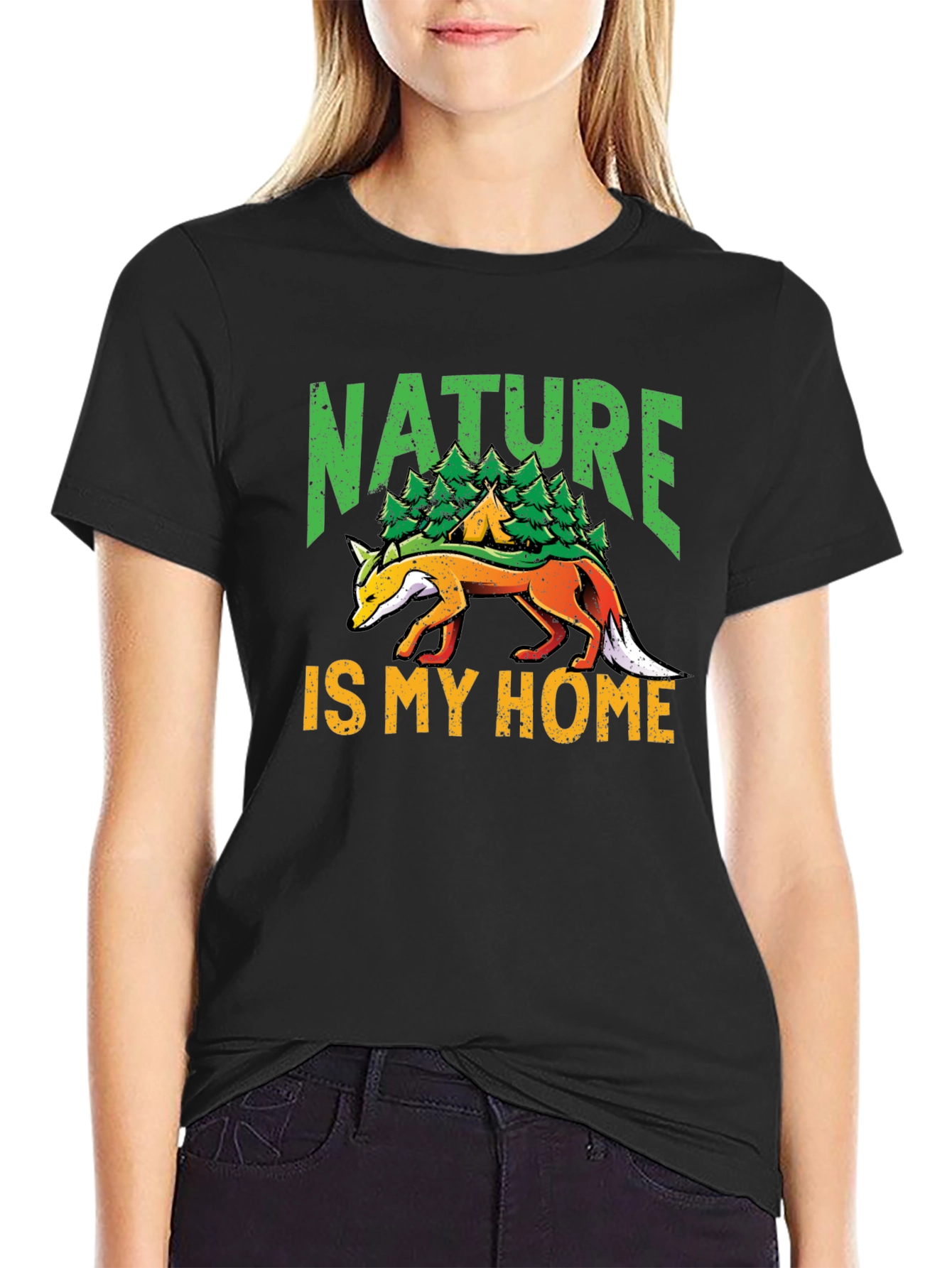 Nature Is My Home Fox T-Shirt