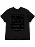 Keto Diet T-Shirt - Fats Protein Carbs