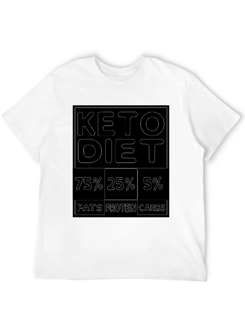 Keto Diet T-Shirt - Fats Protein Carbs