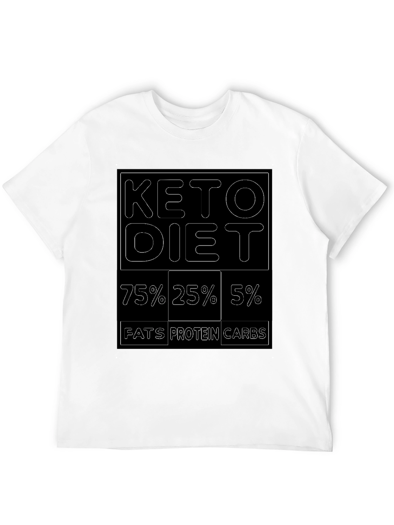 Keto Diet T-Shirt - Fats Protein Carbs
