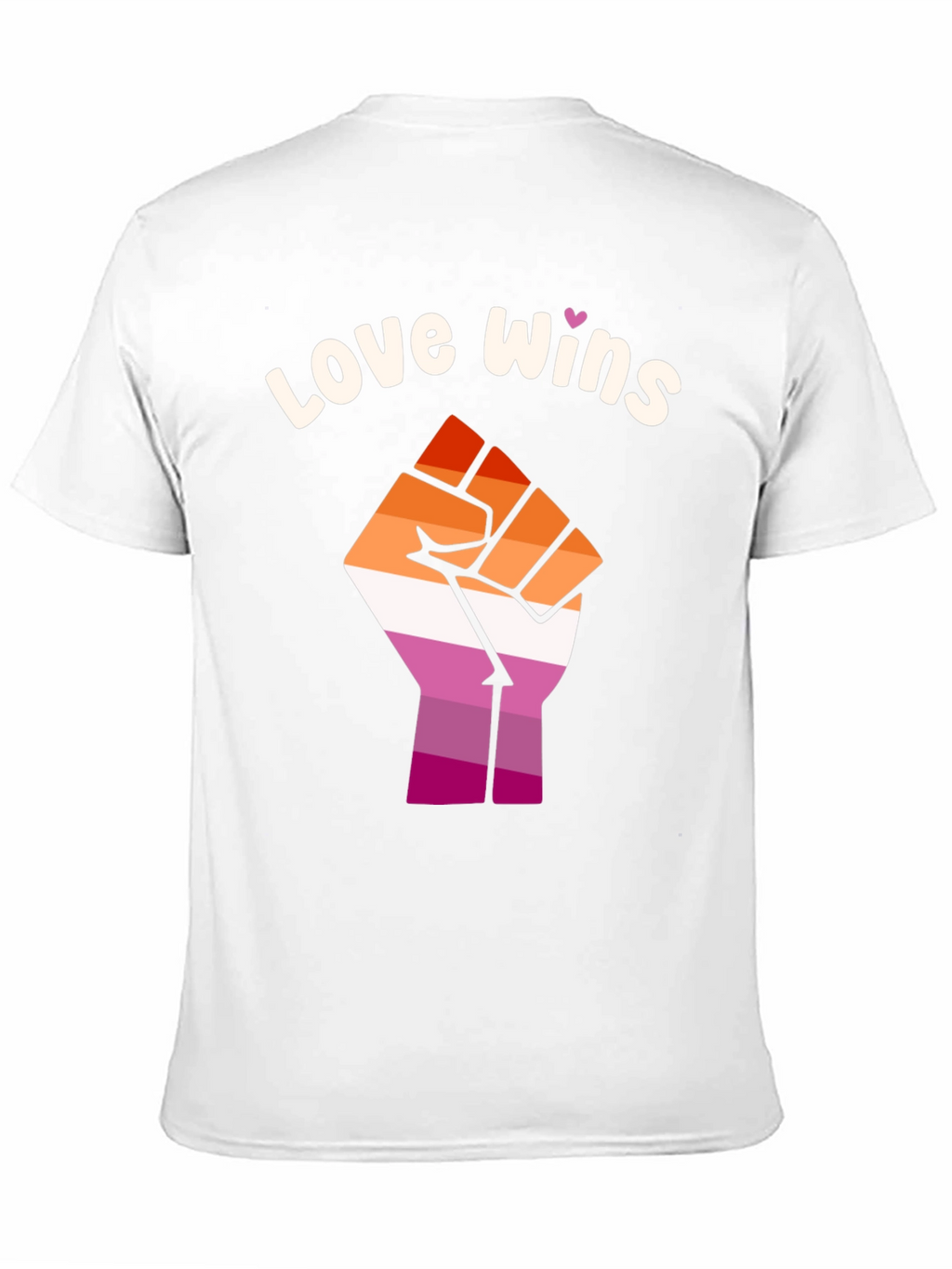 Love Wins Lesbian Pride Fist T-Shirt