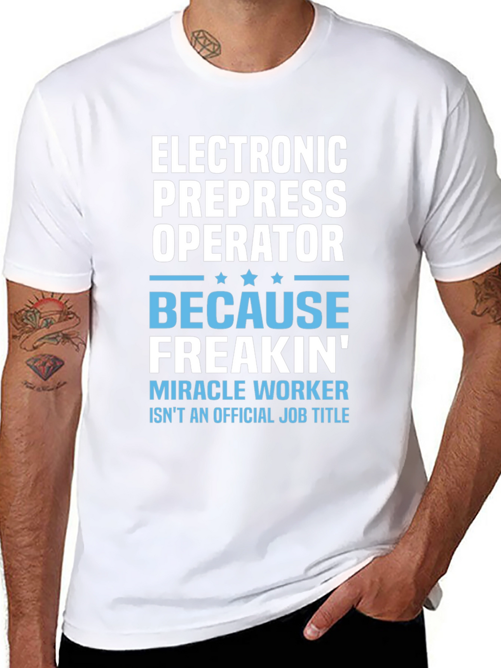 Electronic Prepress Operator Funny Job Title T-Shirt