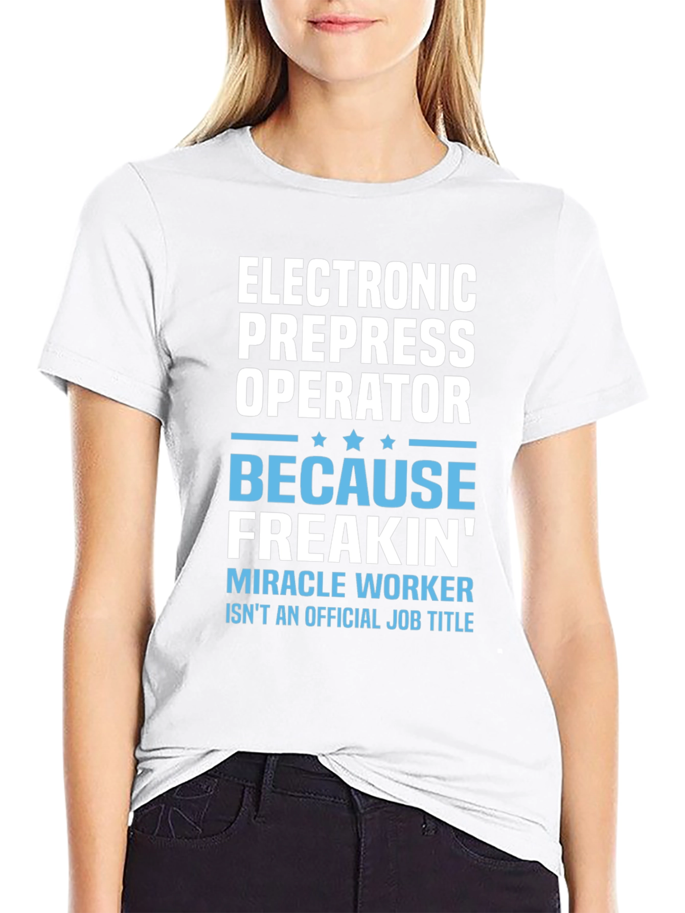 Electronic Prepress Operator Funny Job Title T-Shirt