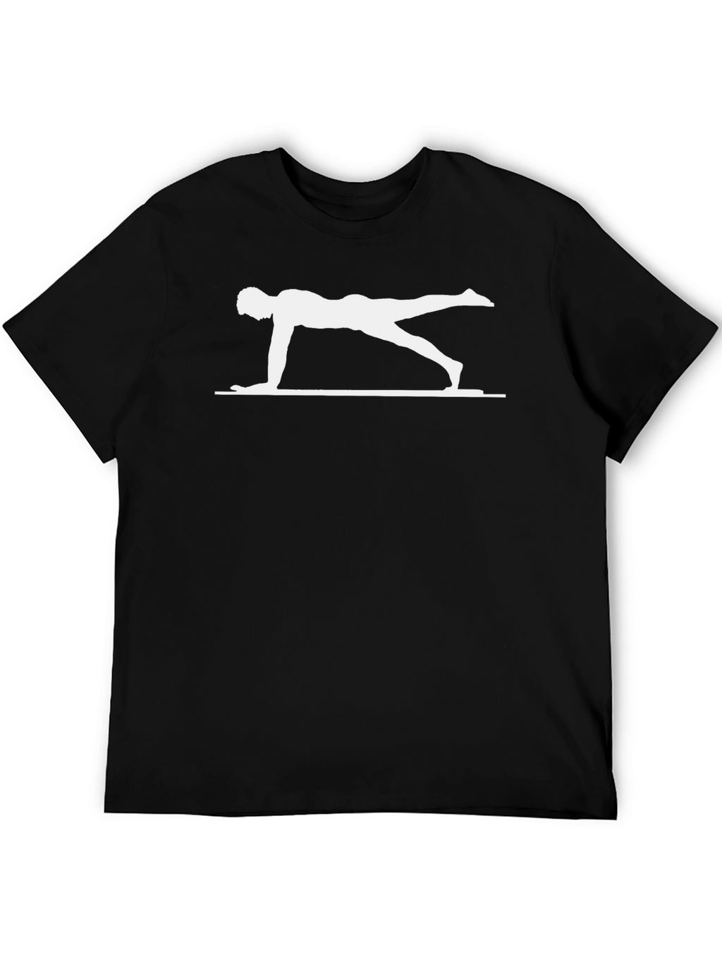 Yoga Pose Graphic T-Shirt - Black