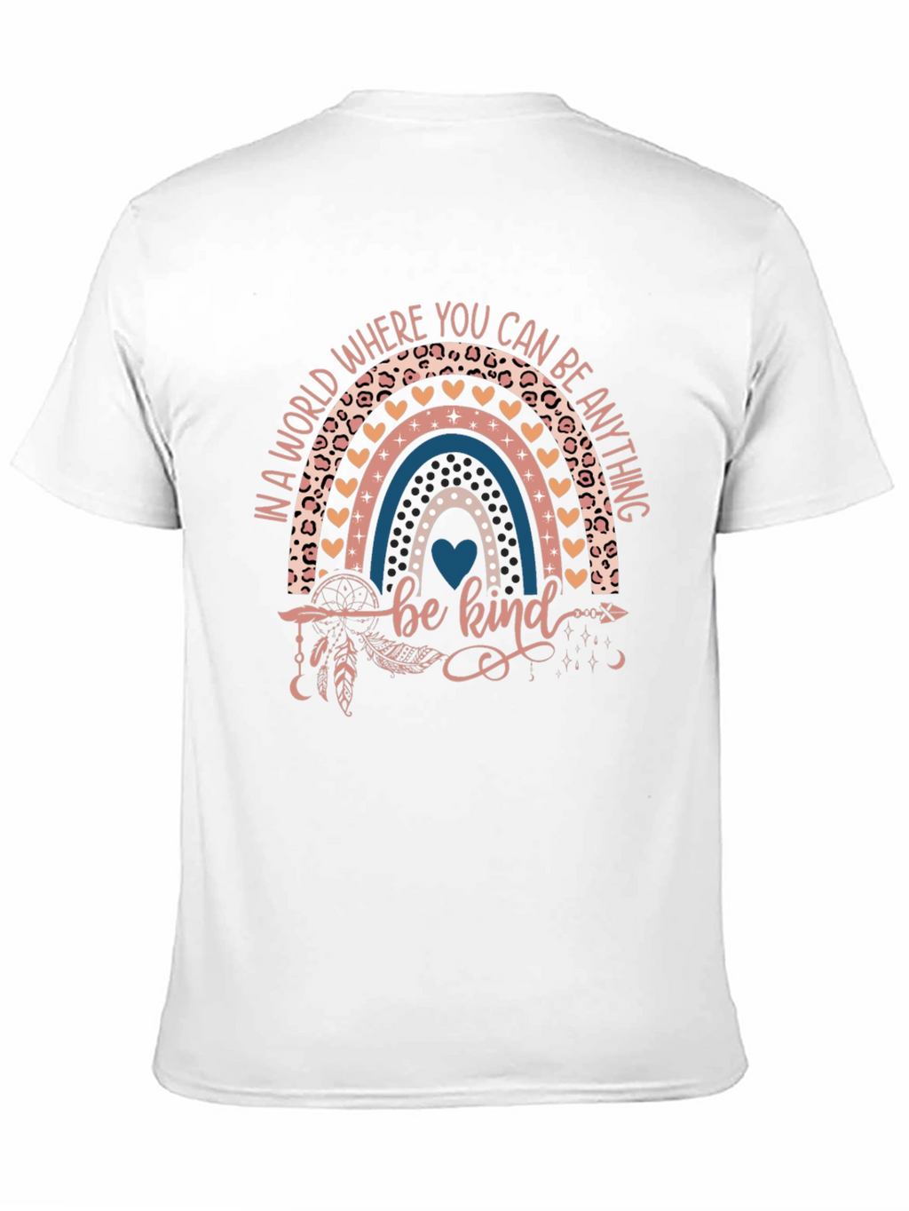 Be Kind Rainbow Graphic T-Shirt