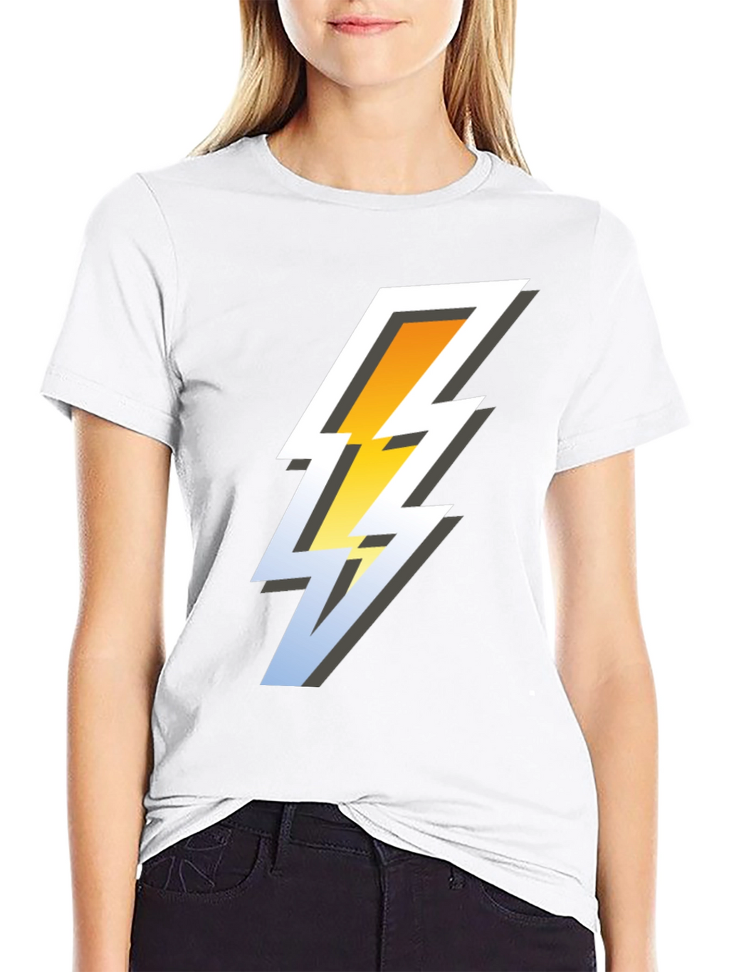 Lightning Bolt Graphic Tee - Cool & Stylish