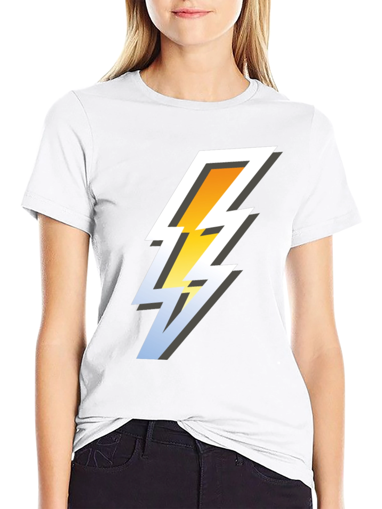 Lightning Bolt Graphic Tee - Cool & Stylish