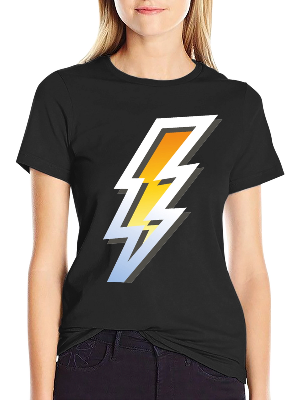 Lightning Bolt Graphic Tee - Cool & Stylish