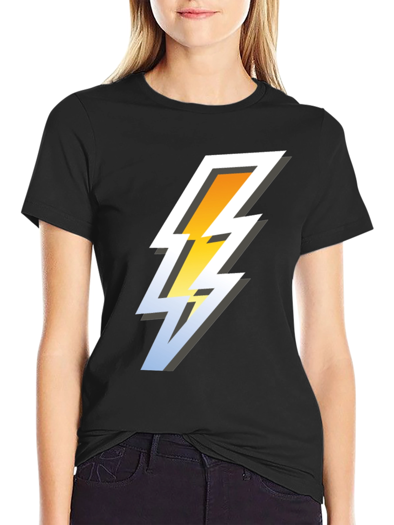 Lightning Bolt Graphic Tee - Cool & Stylish