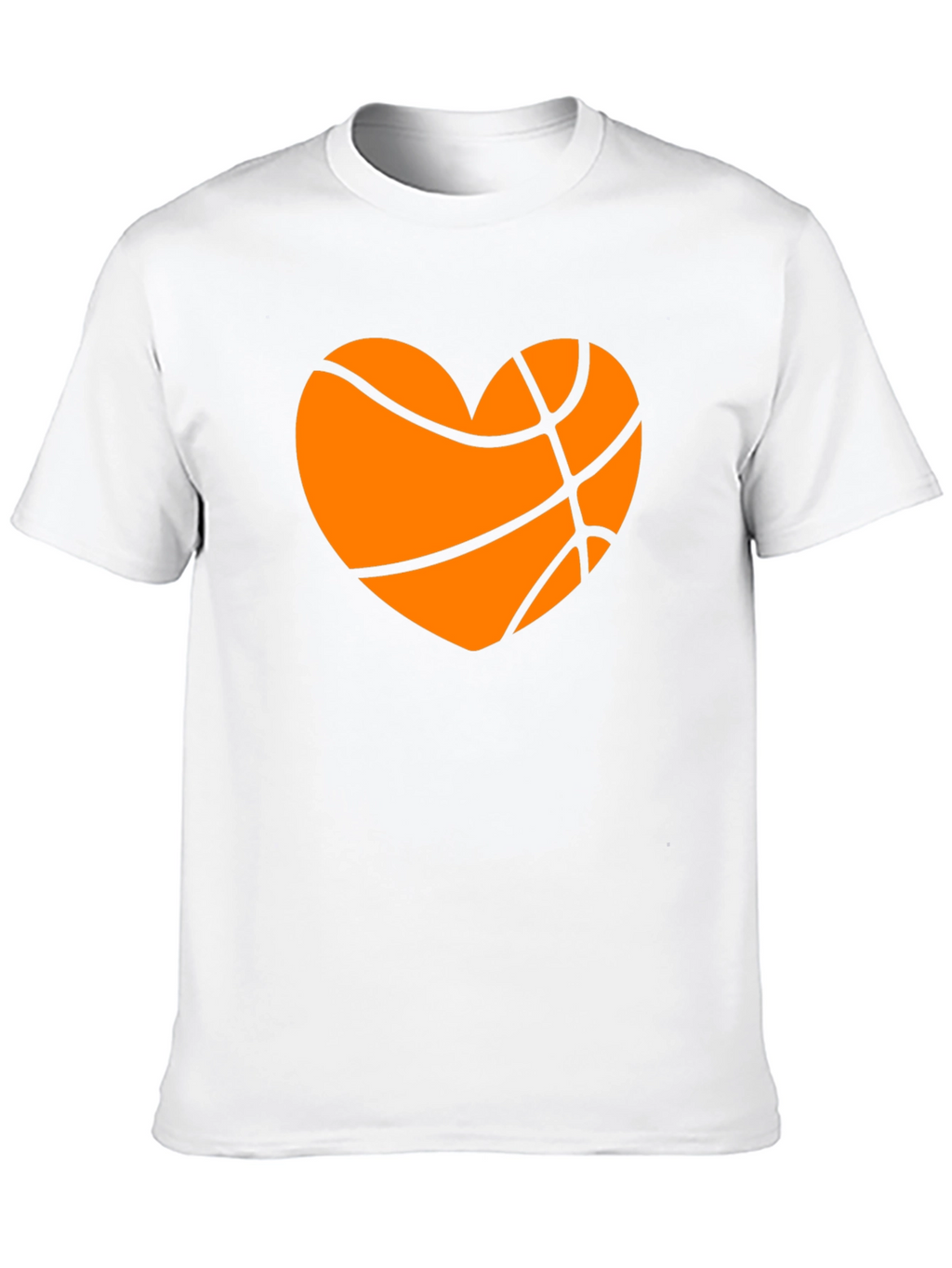 Basketball Heart Graphic Tee - Black T-Shirt