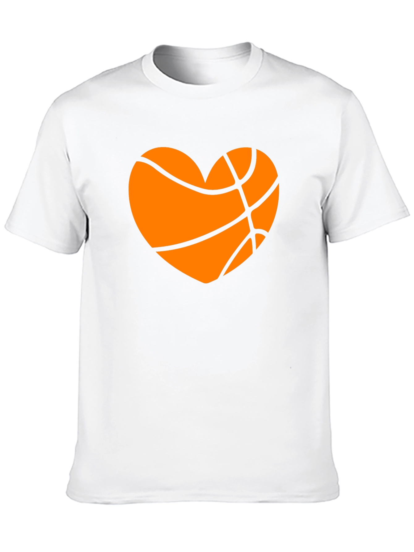 Basketball Heart Graphic Tee - Black T-Shirt