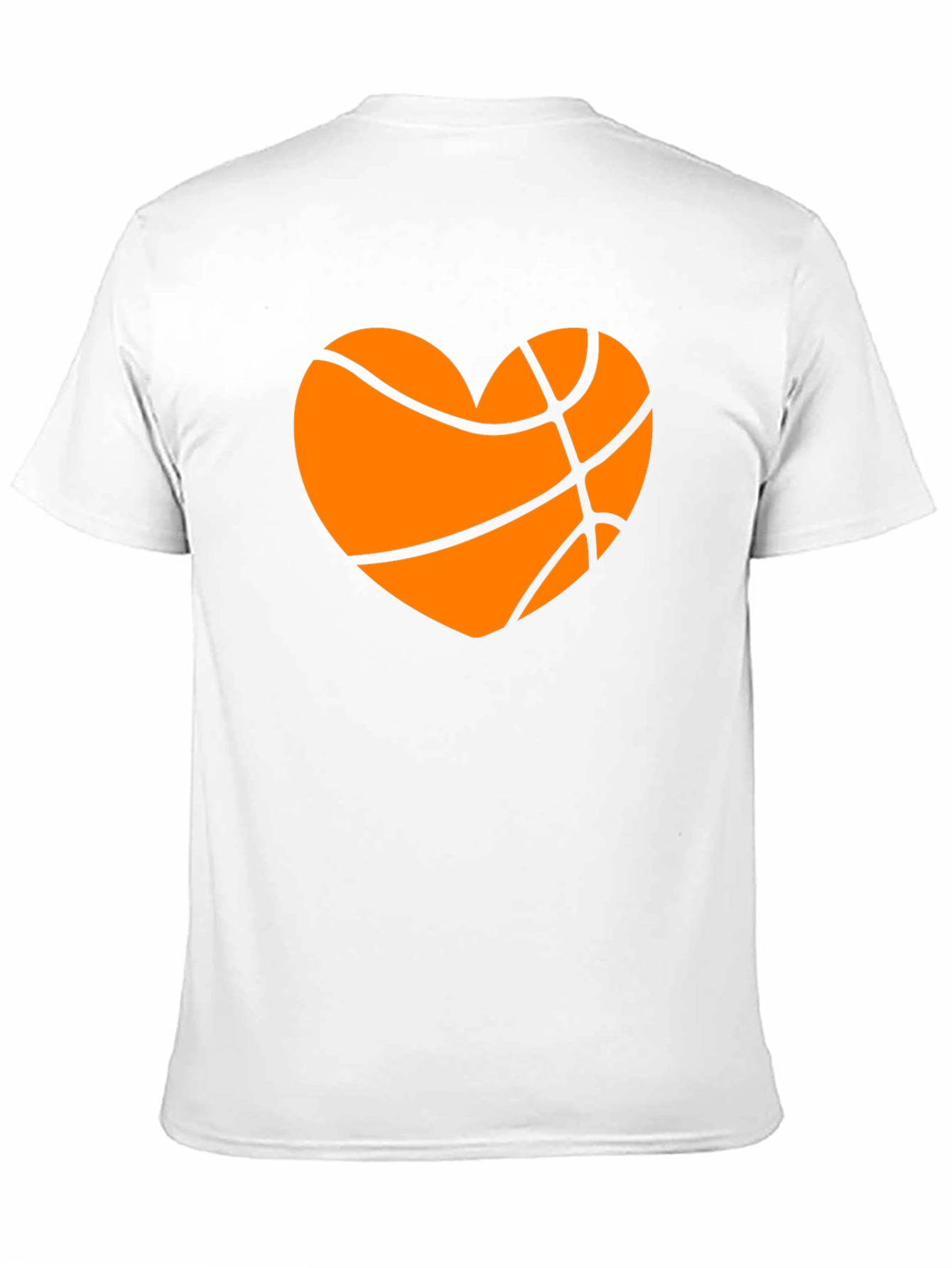 Basketball Heart Graphic Tee - Black T-Shirt