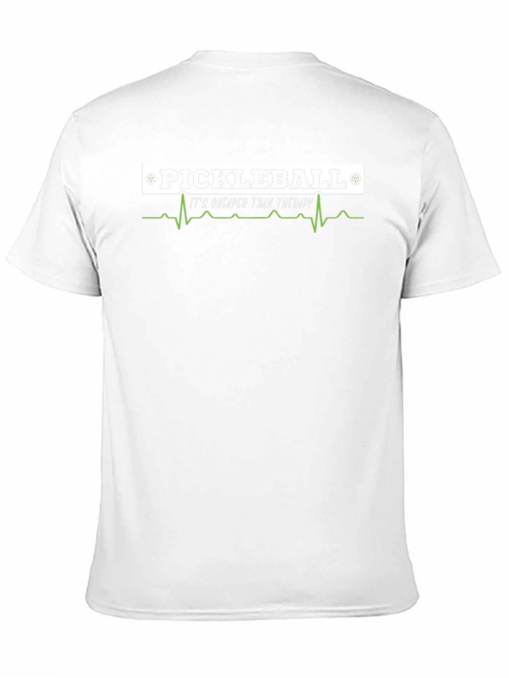 Pickleball Therapy Black T-Shirt