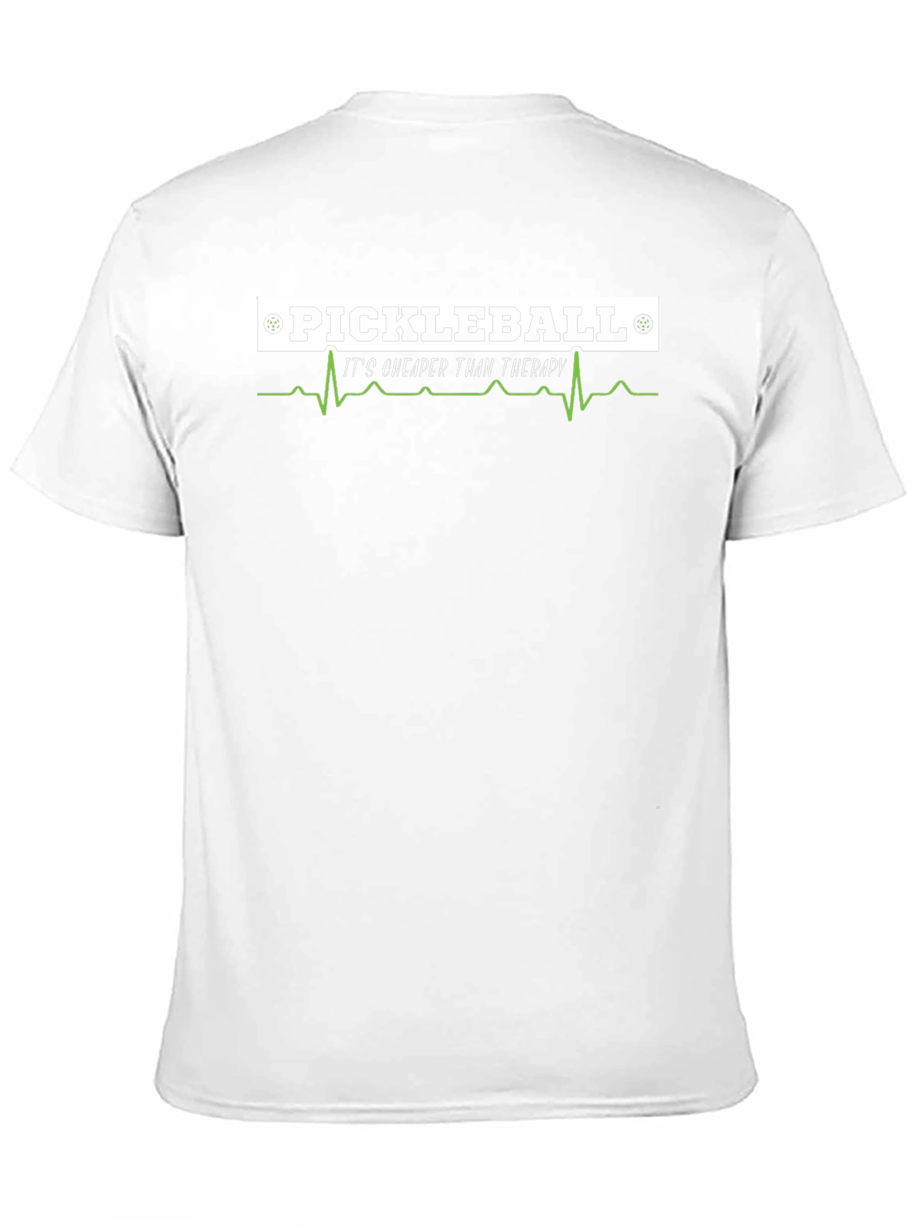 Pickleball Therapy Black T-Shirt