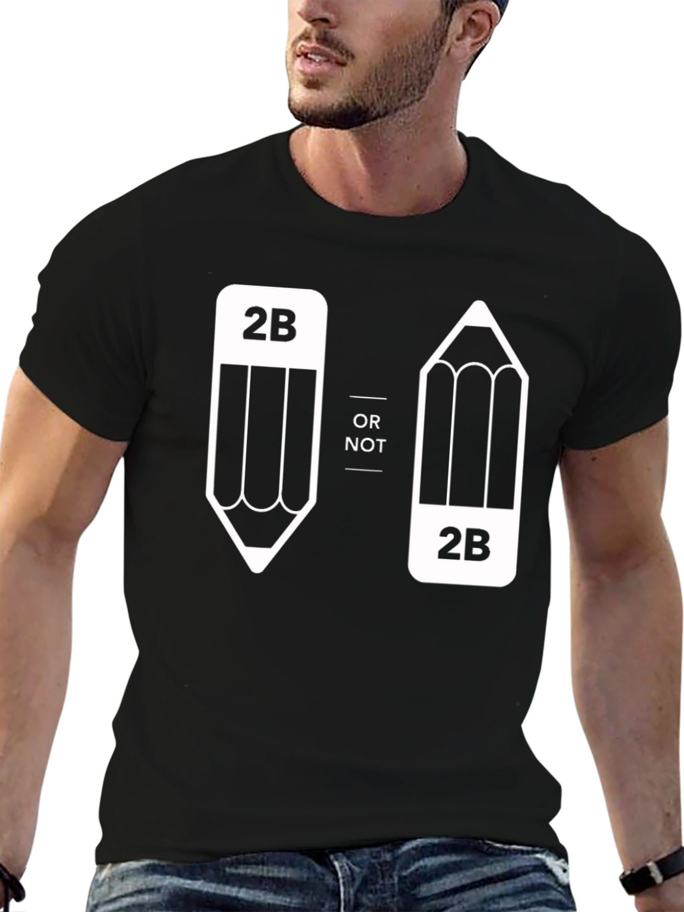 2B Or Not 2B T-Shirt - Funny Pencil Graphic Tee