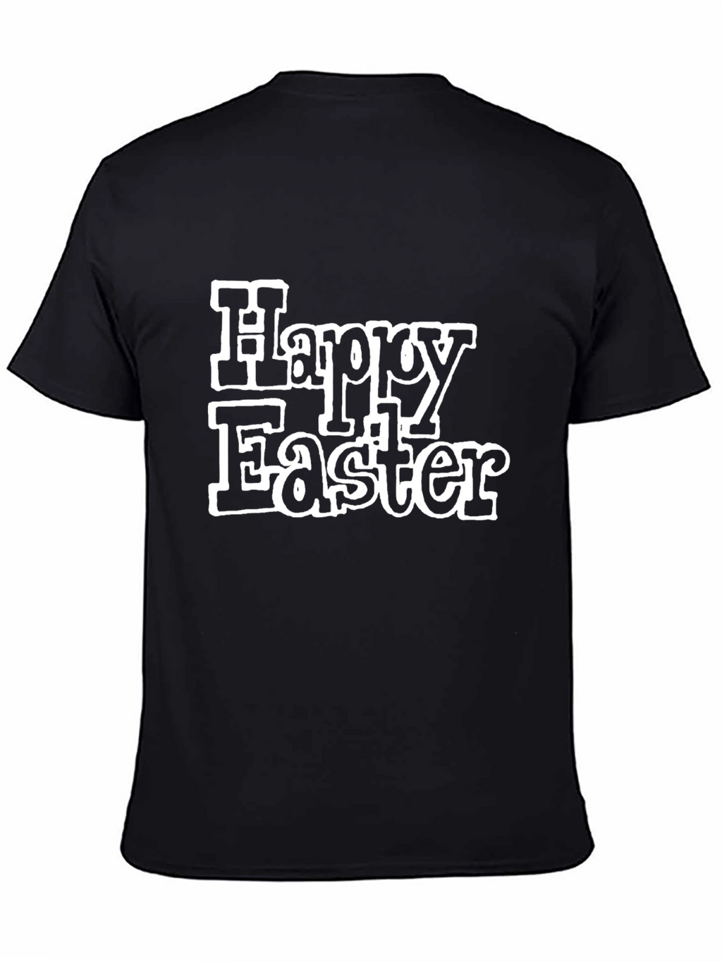 Happy Easter Black T-Shirt