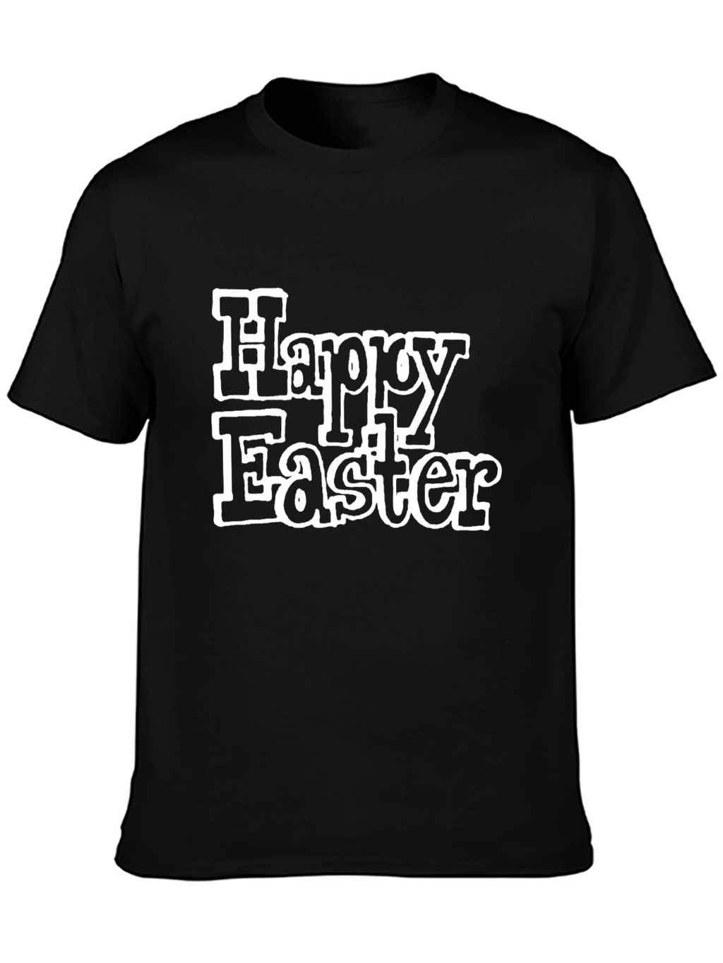 Happy Easter Black T-Shirt