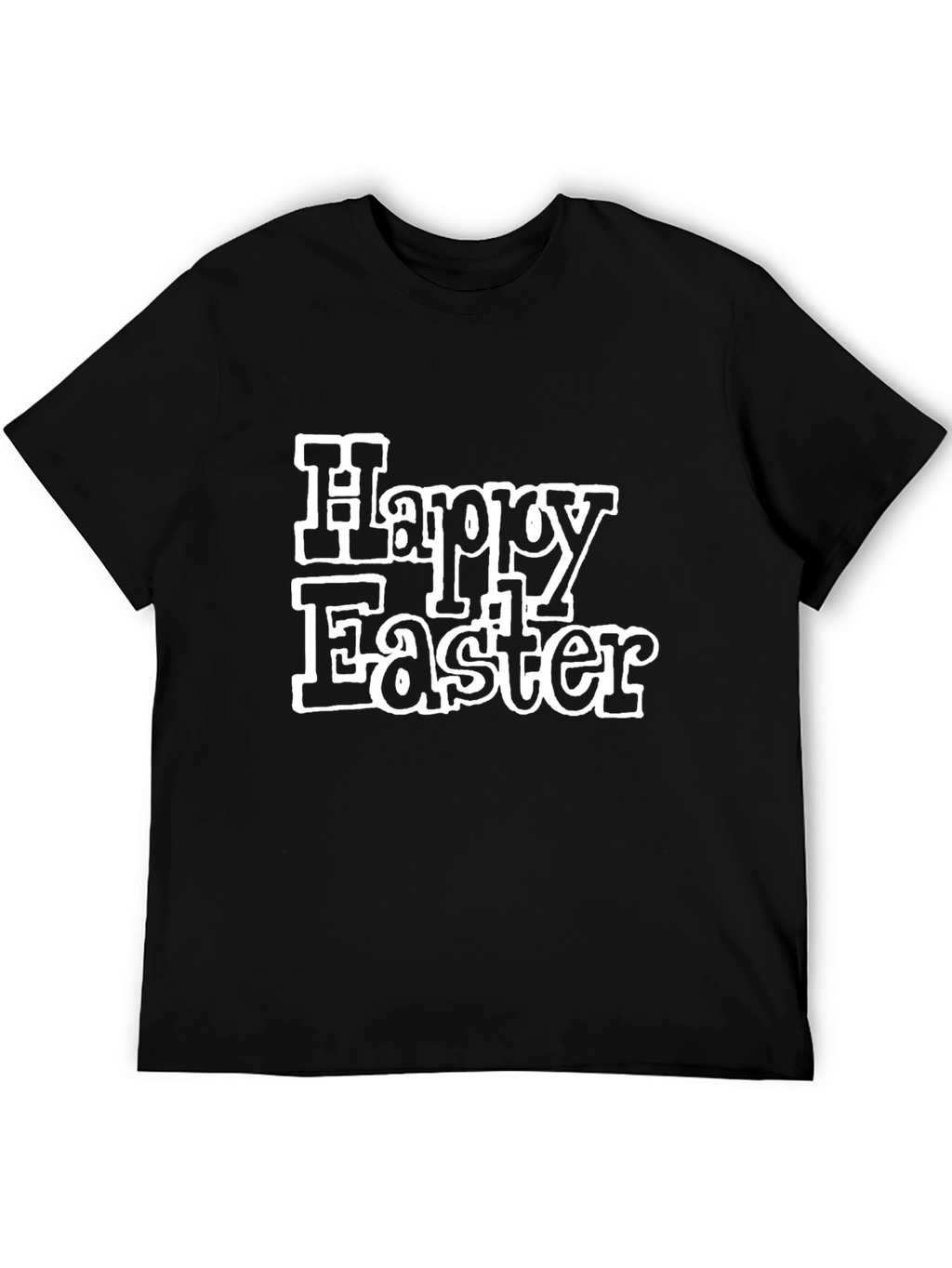 Happy Easter Black T-Shirt