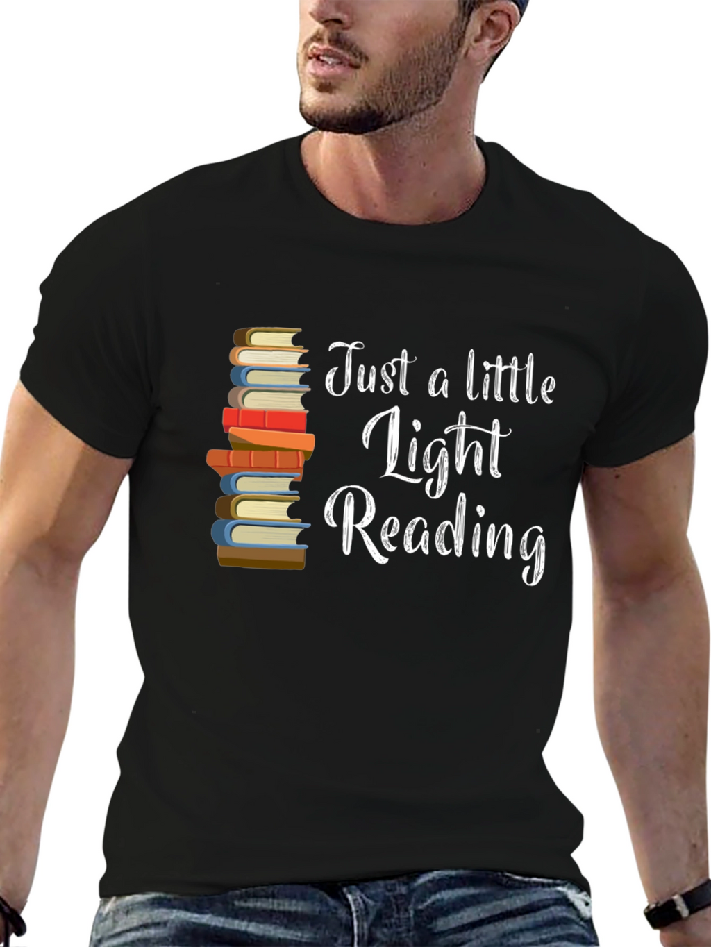 Just a Little Light Reading Book T-Shirt