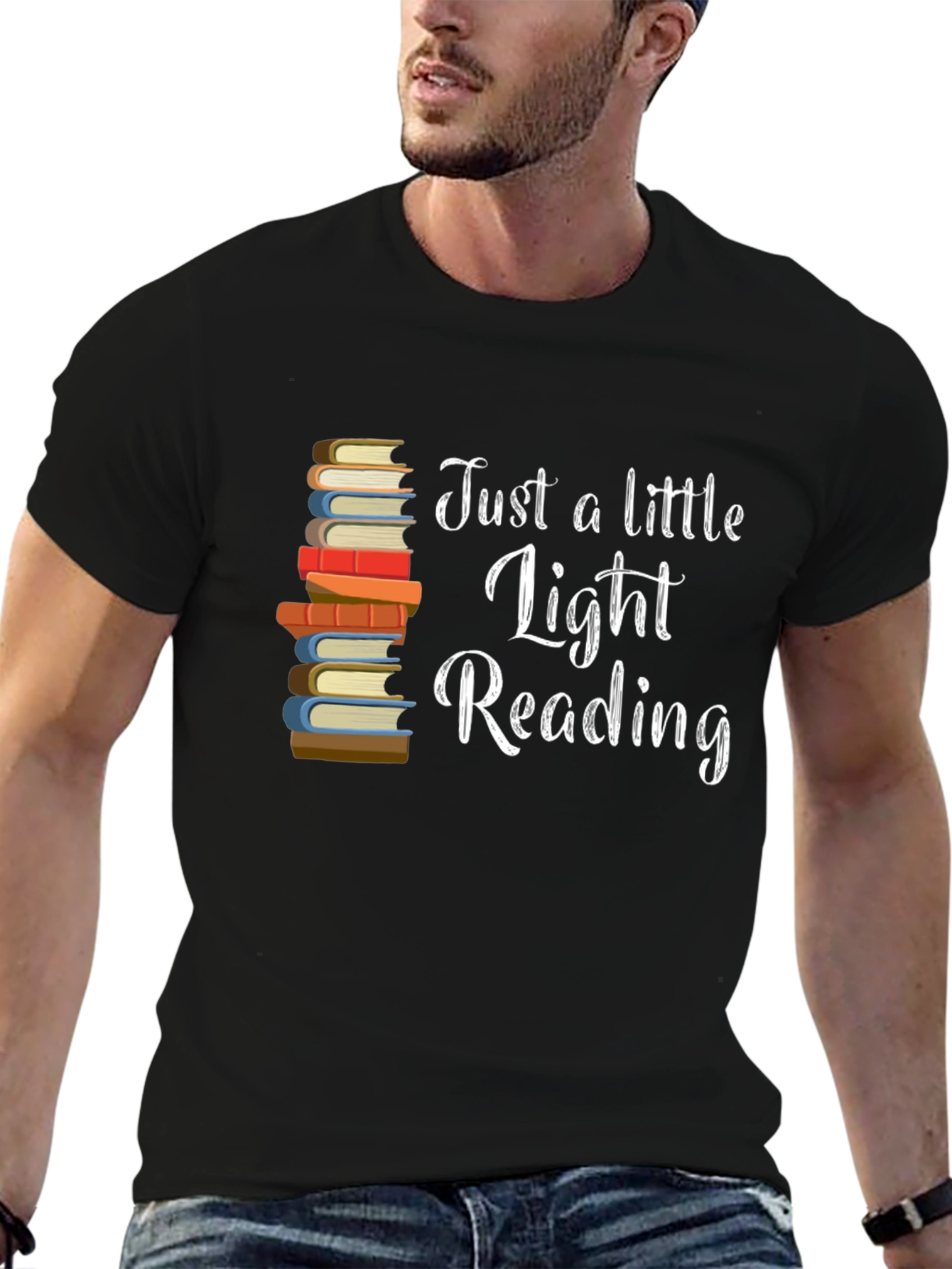 Just a Little Light Reading Book T-Shirt