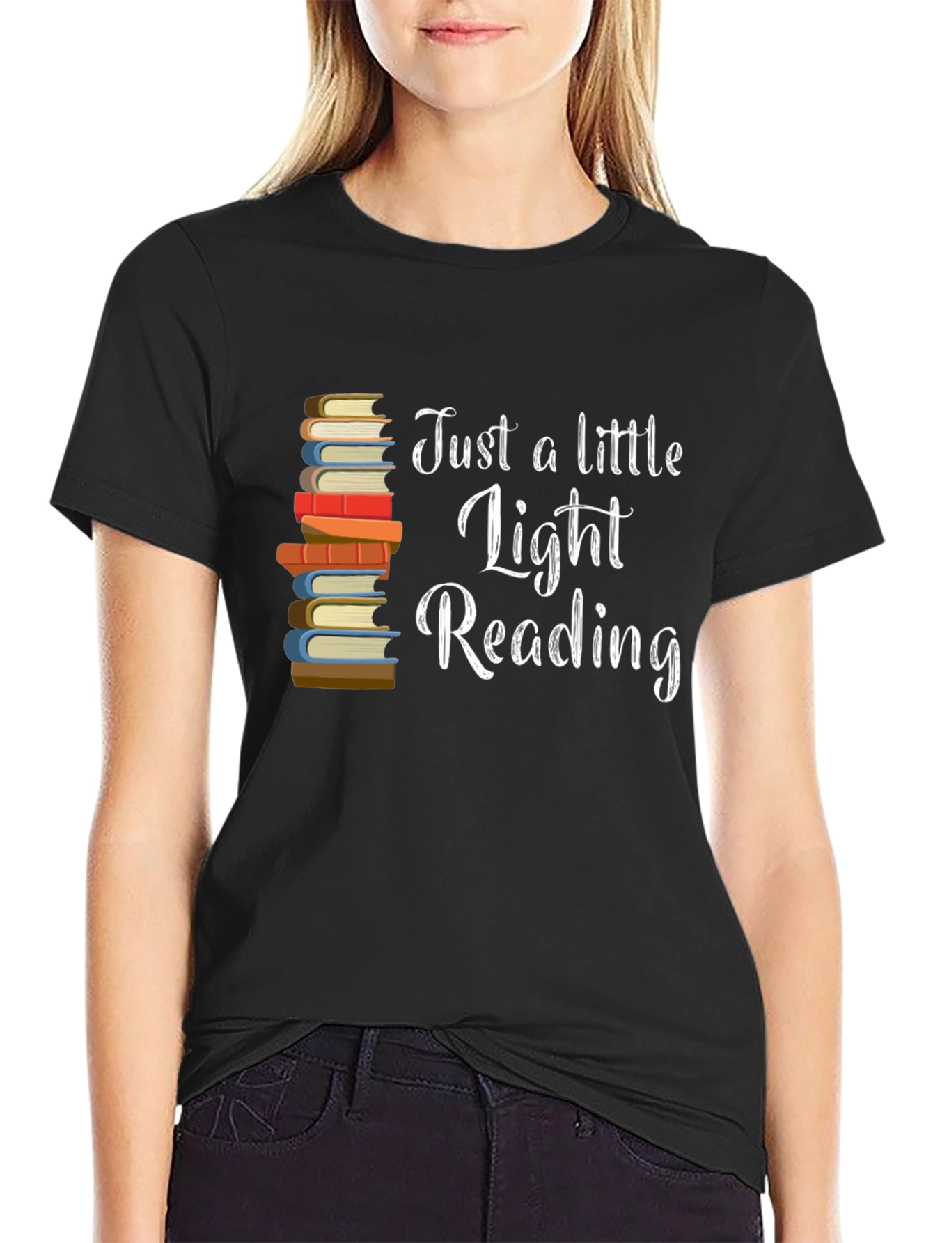 Just a Little Light Reading Book T-Shirt