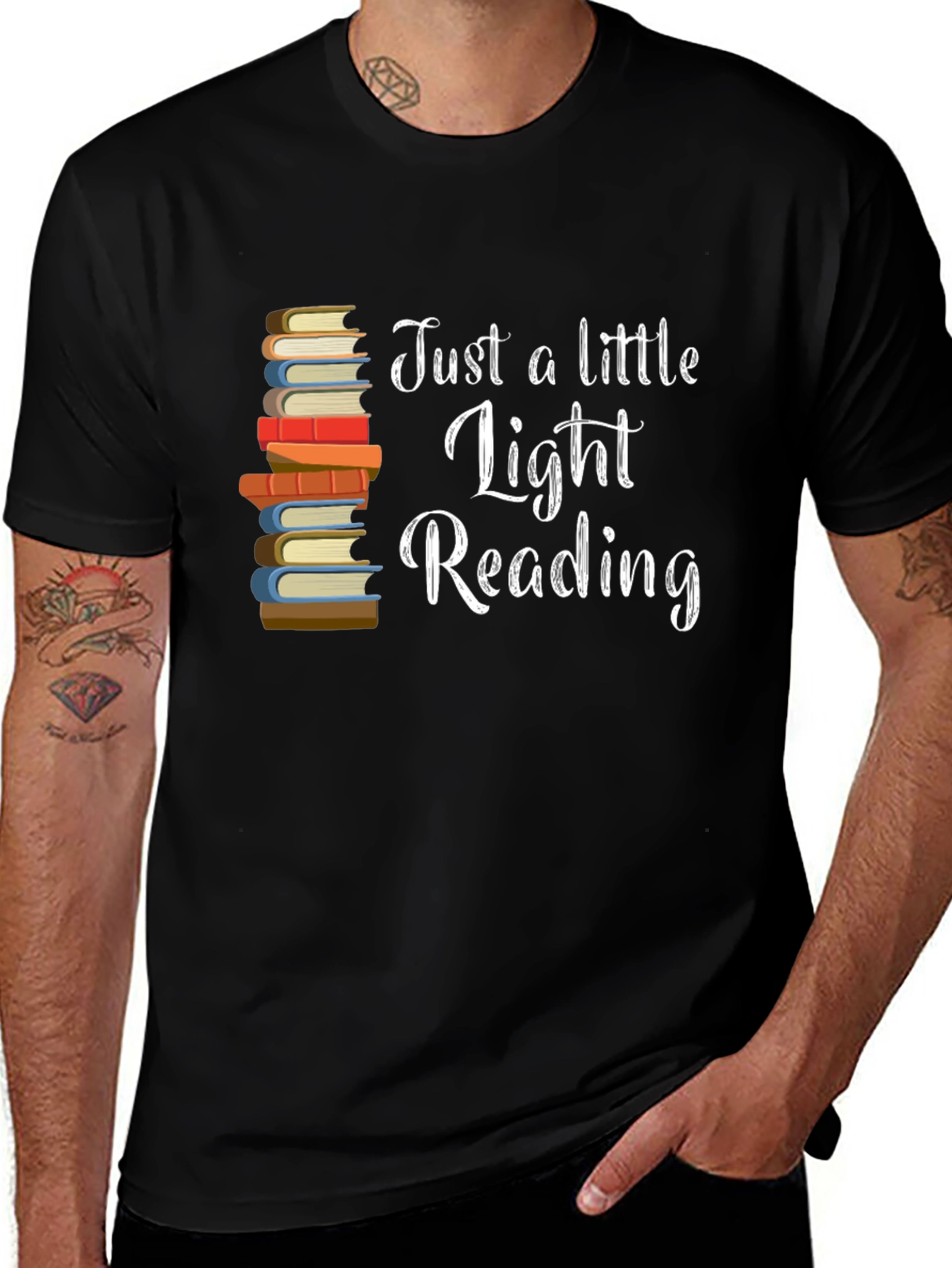 Just a Little Light Reading Book T-Shirt
