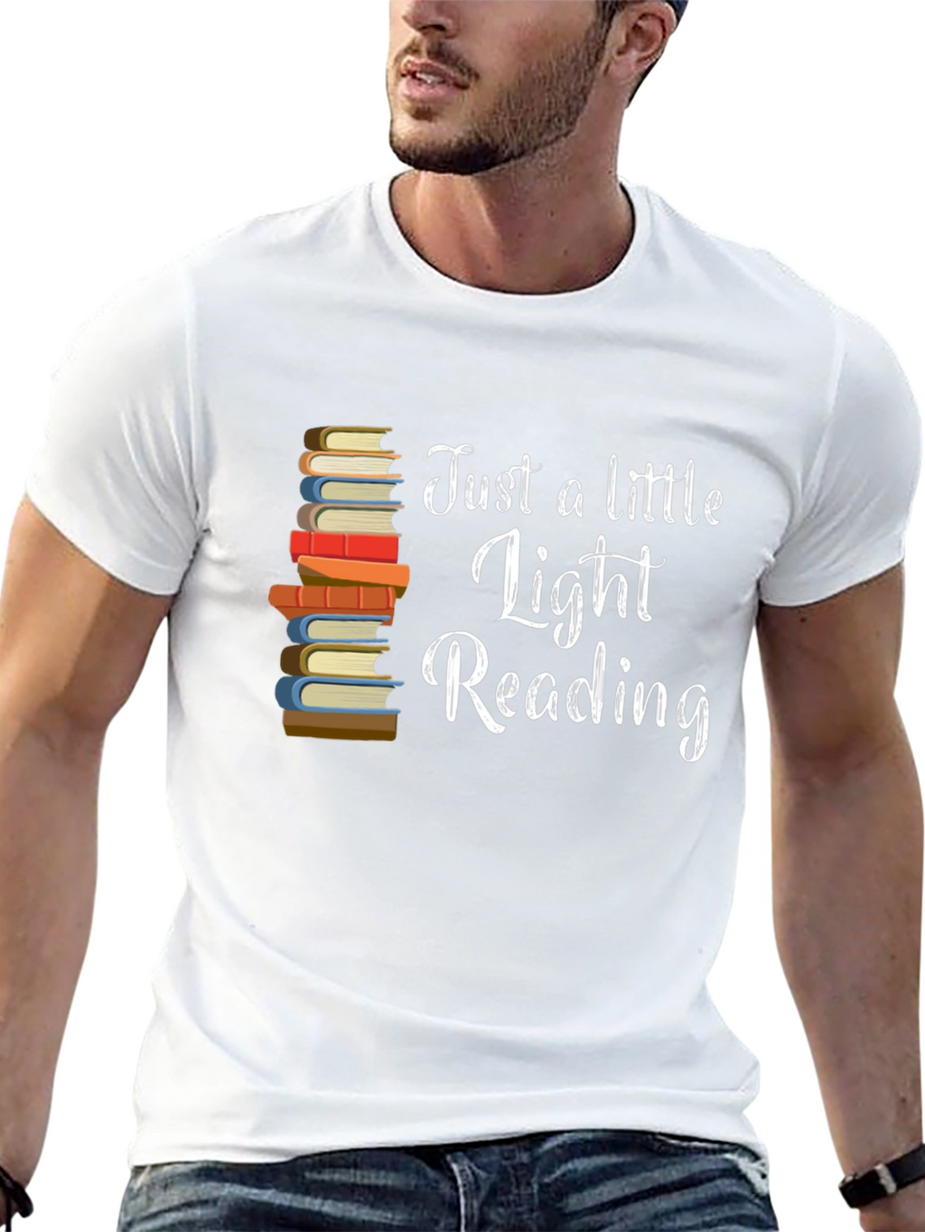 Just a Little Light Reading Book T-Shirt