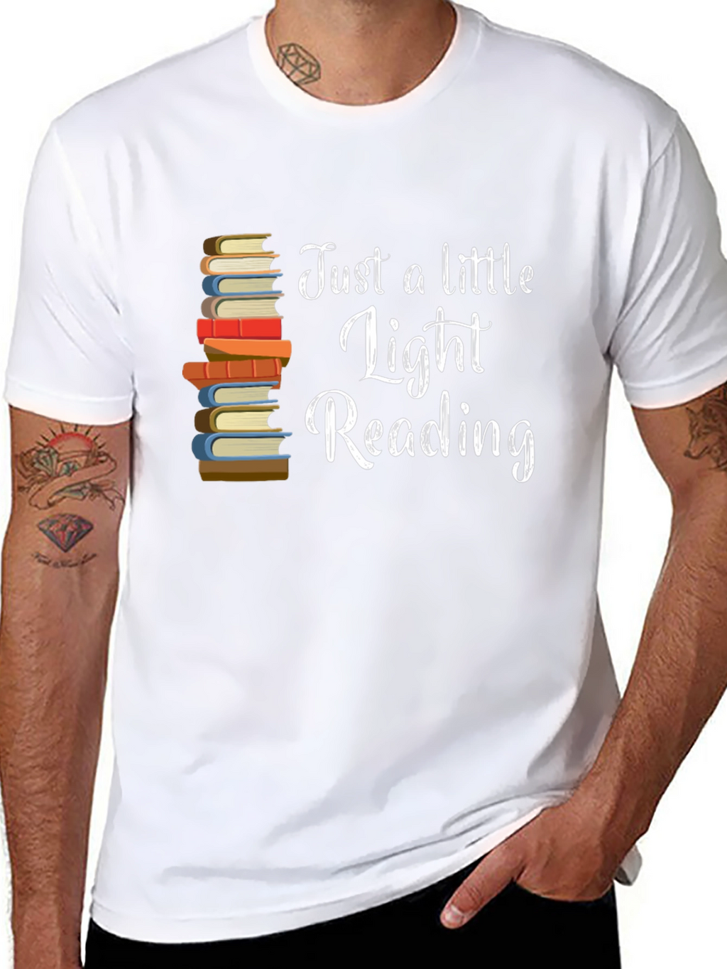 Just a Little Light Reading Book T-Shirt