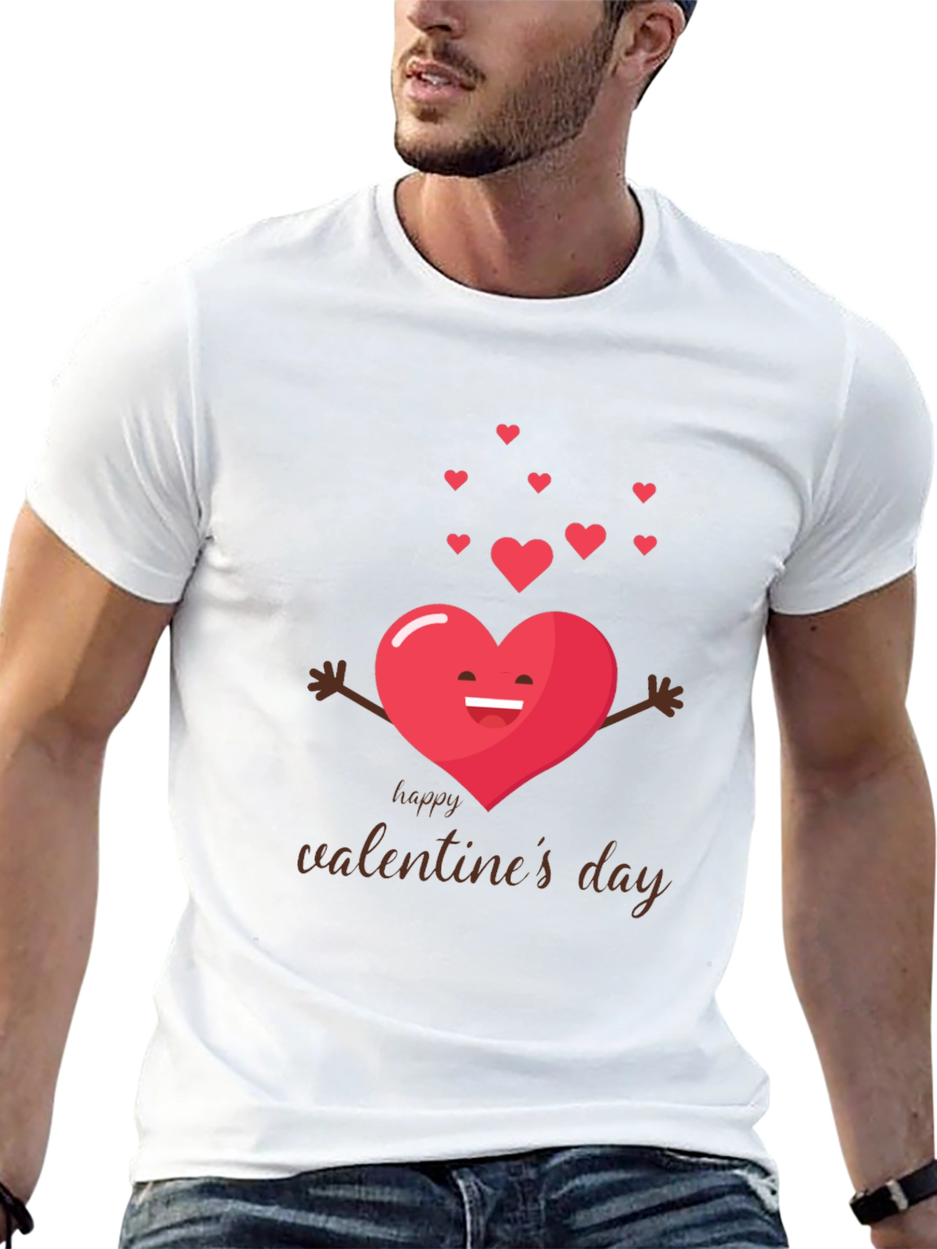 Valentines Day Heart Hug T-Shirt - Love Tee