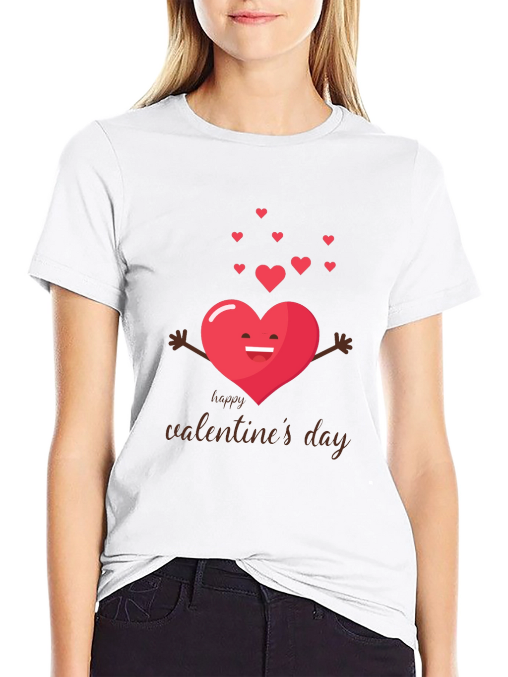 Valentines Day Heart Hug T-Shirt - Love Tee