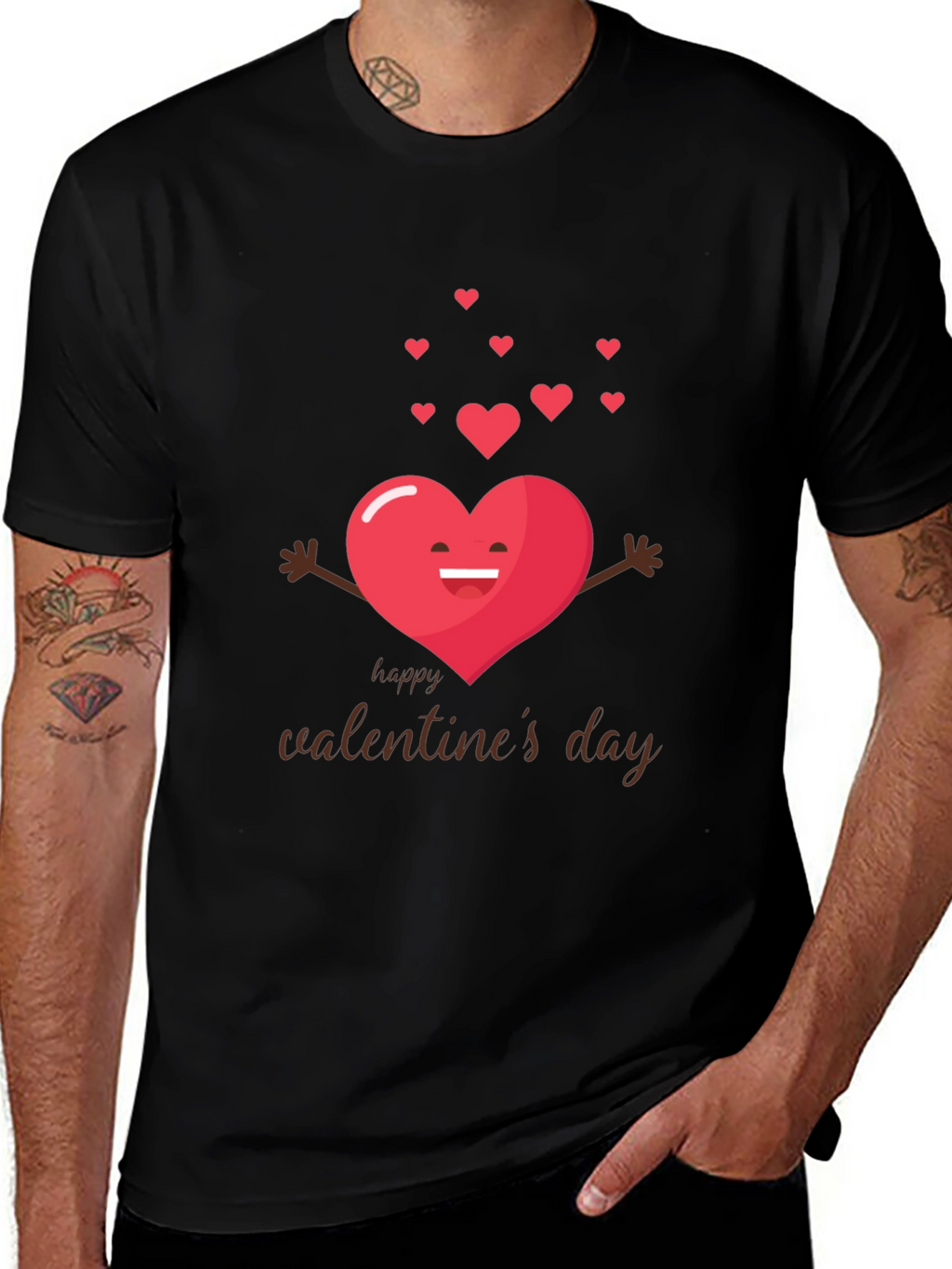 Valentines Day Heart Hug T-Shirt - Love Tee